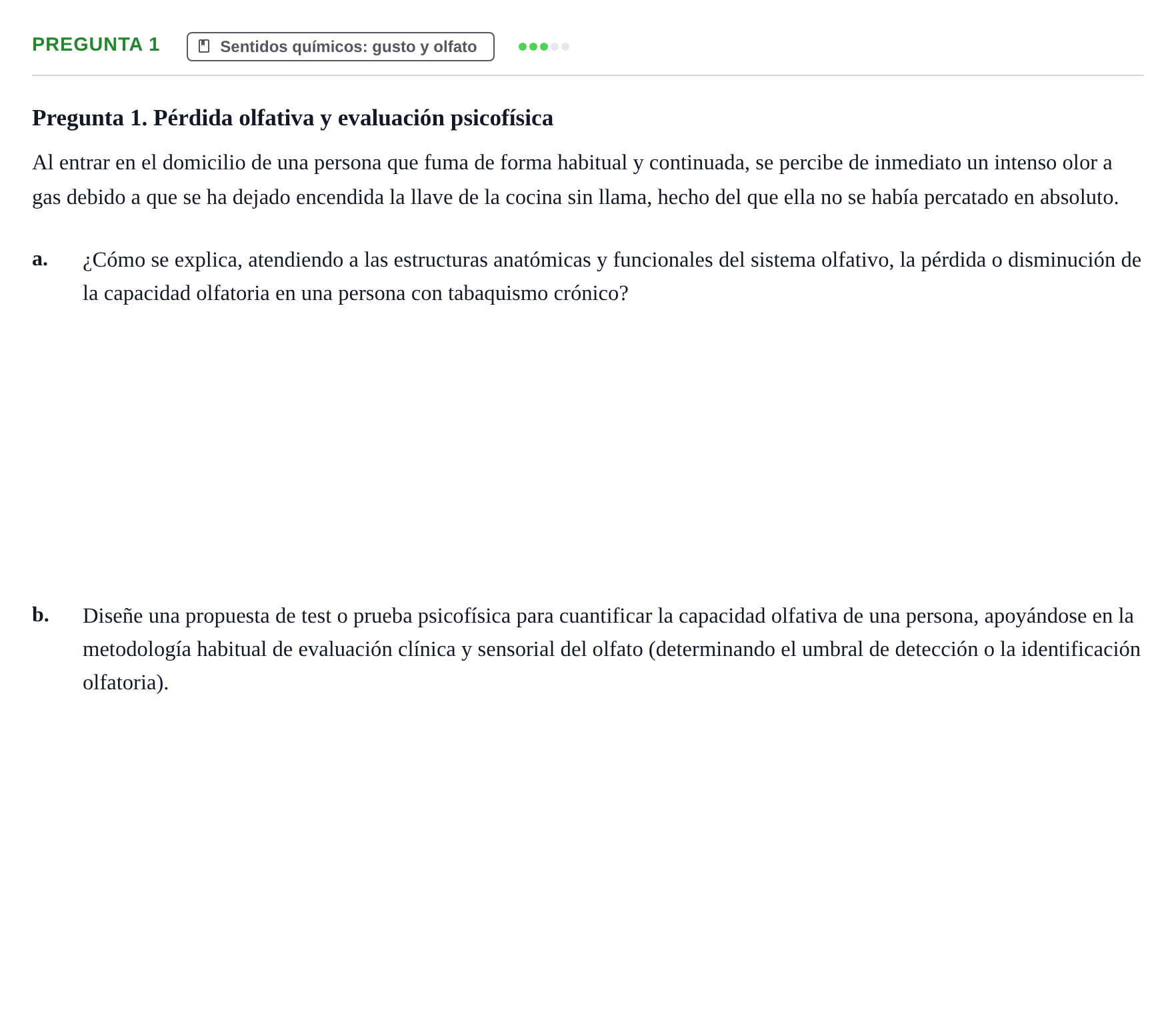 Enunciado: Pregunta 1