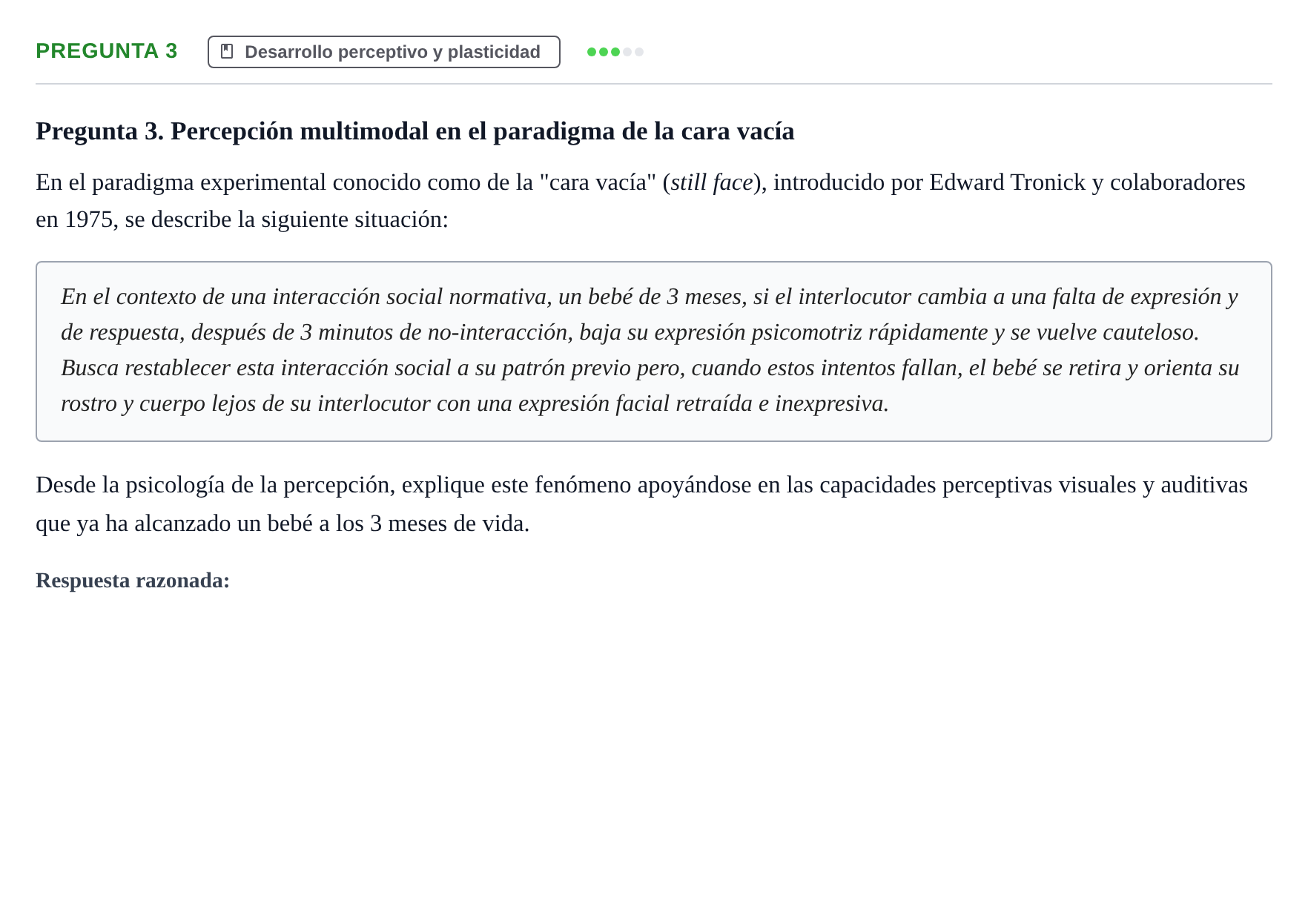 Enunciado: Pregunta 3
