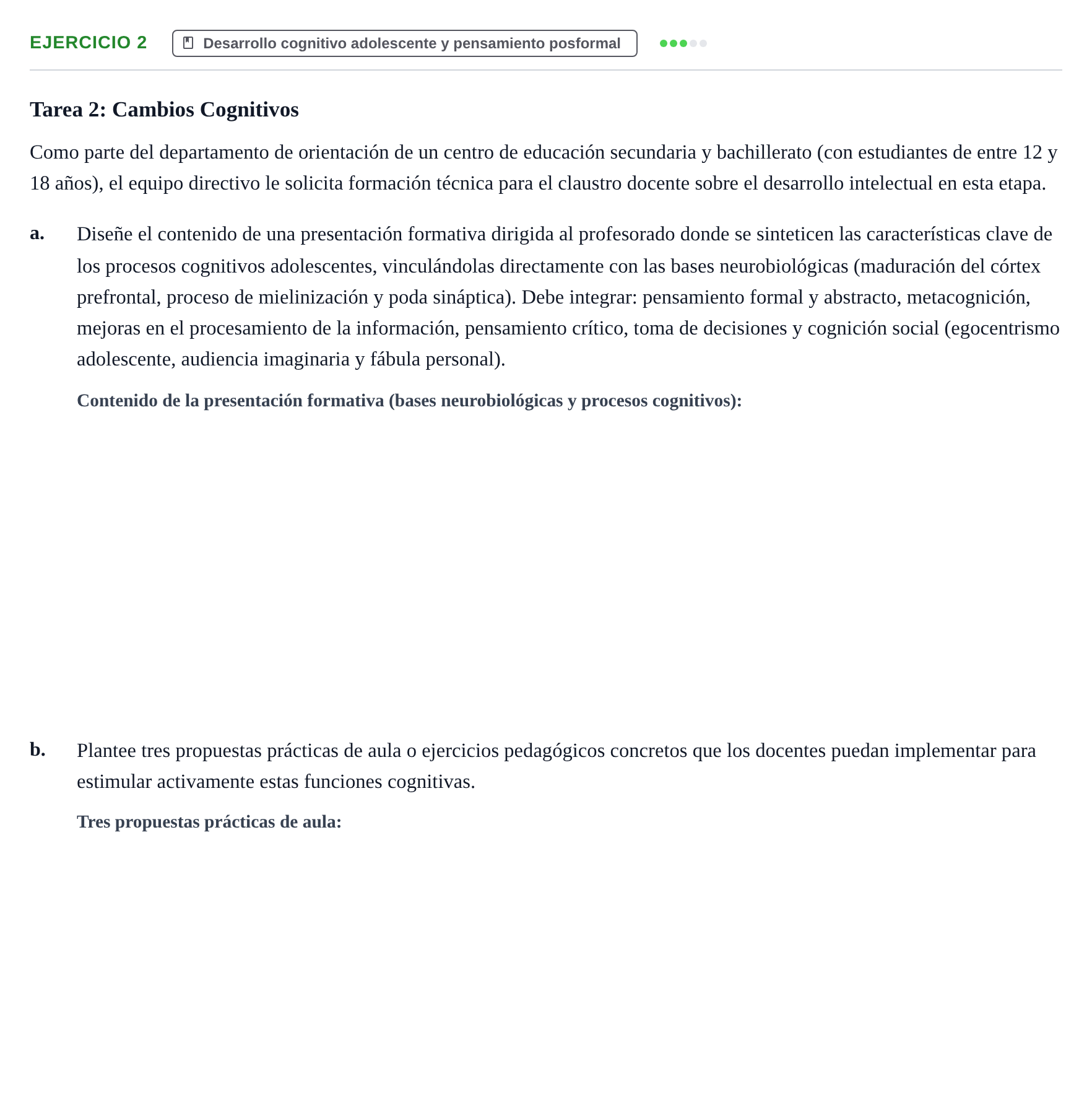 Enunciado: 2
