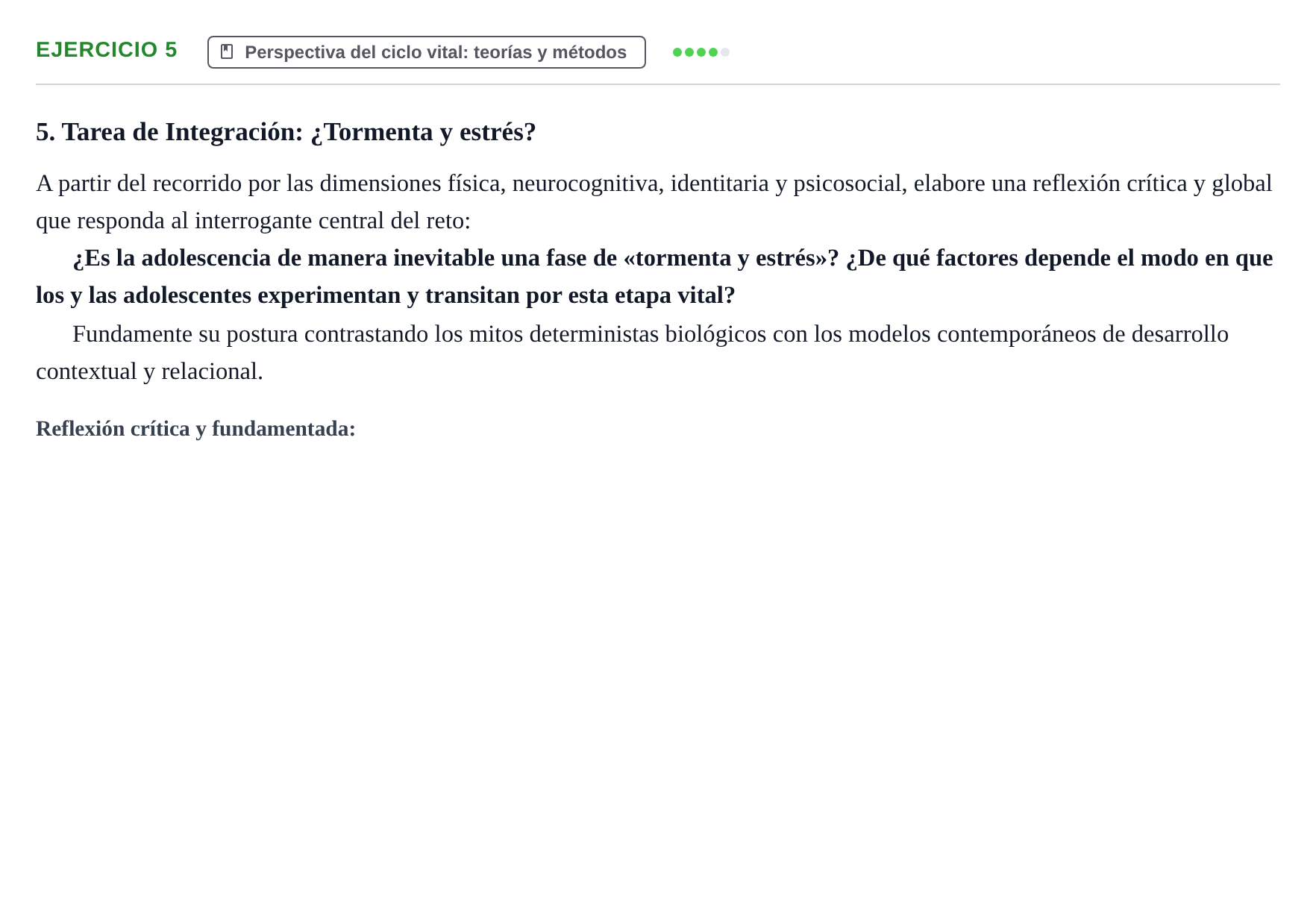 Enunciado: 5