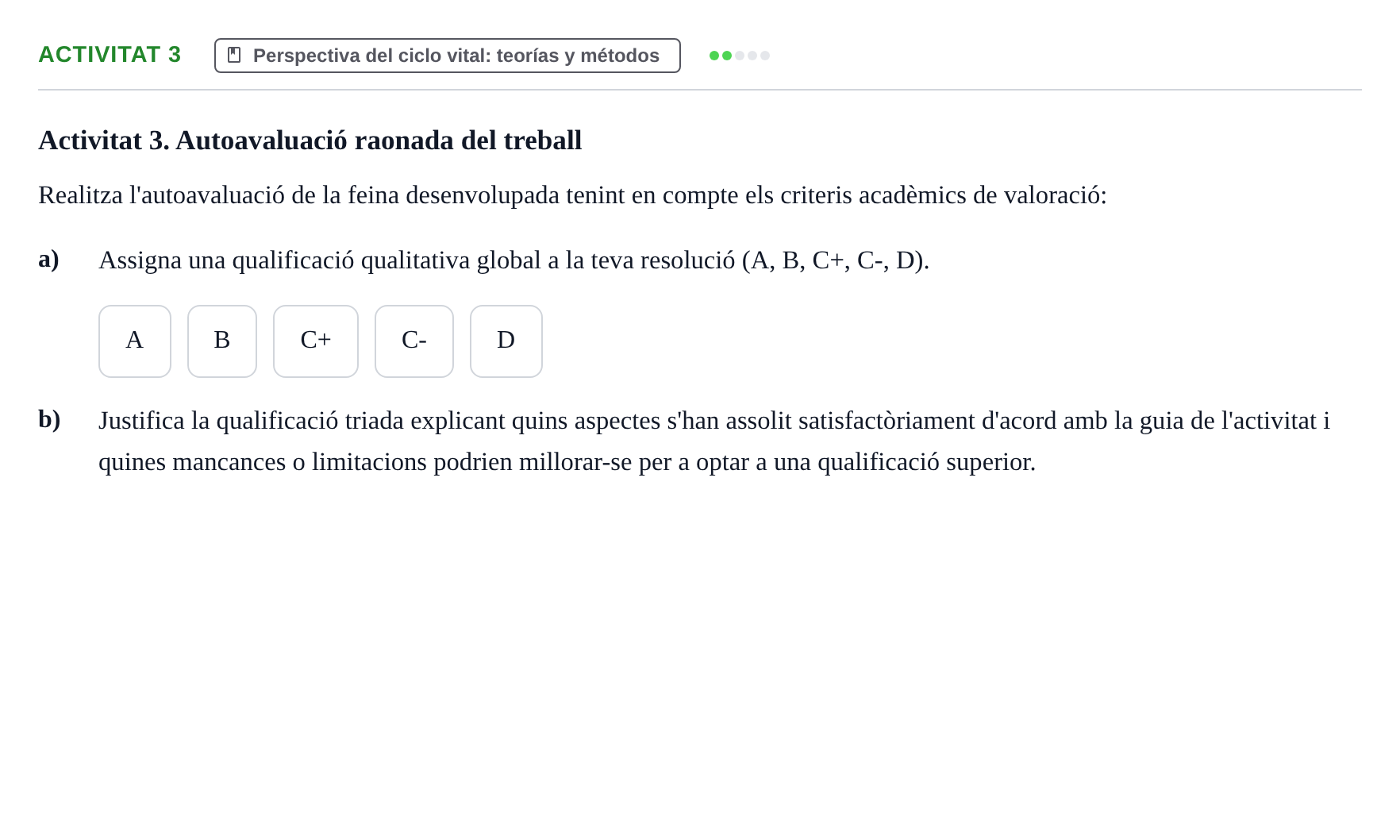 Enunciado: Activitat 3