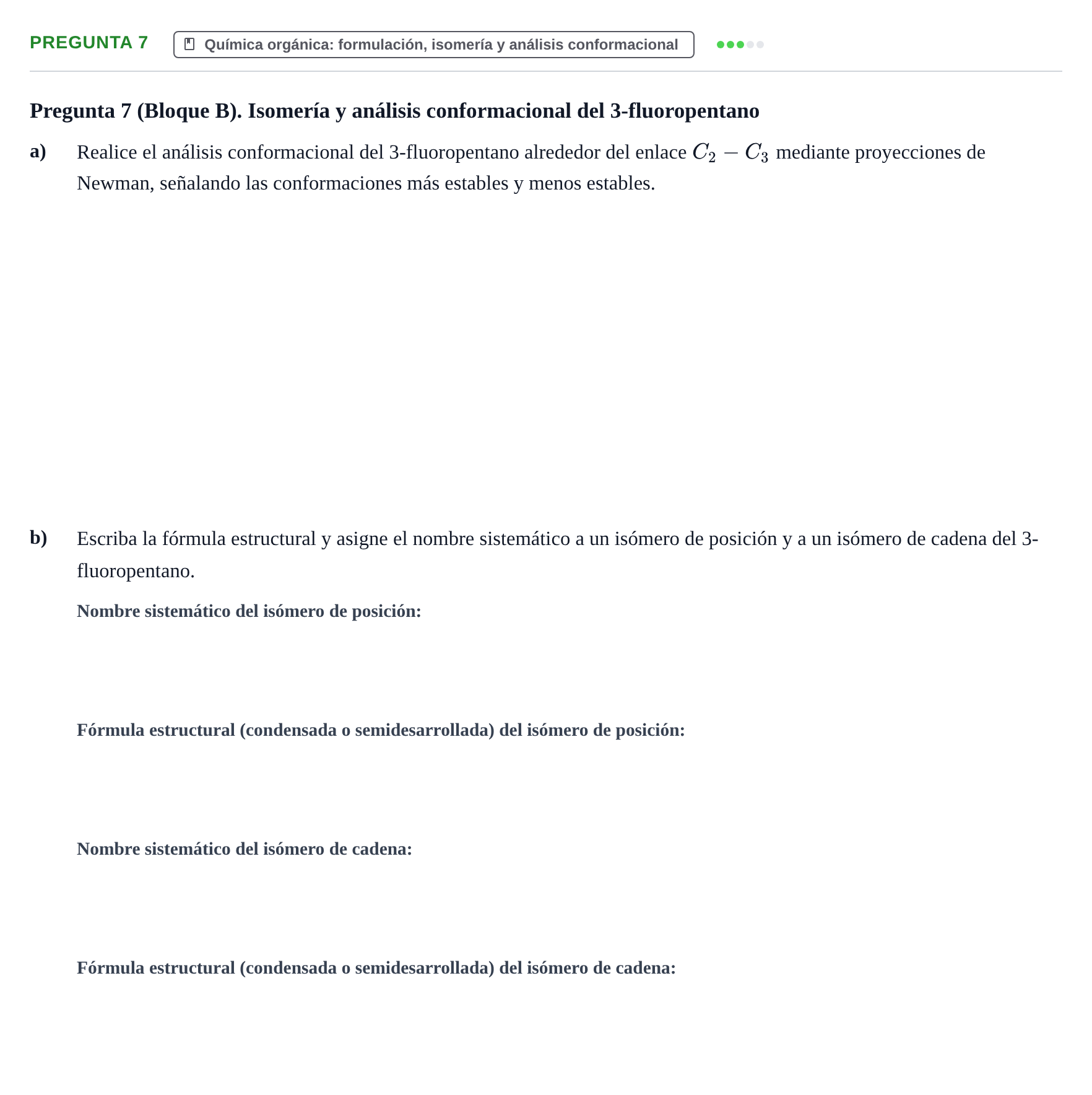 Enunciado: Pregunta 7 · Complements de química URV Juny 2012