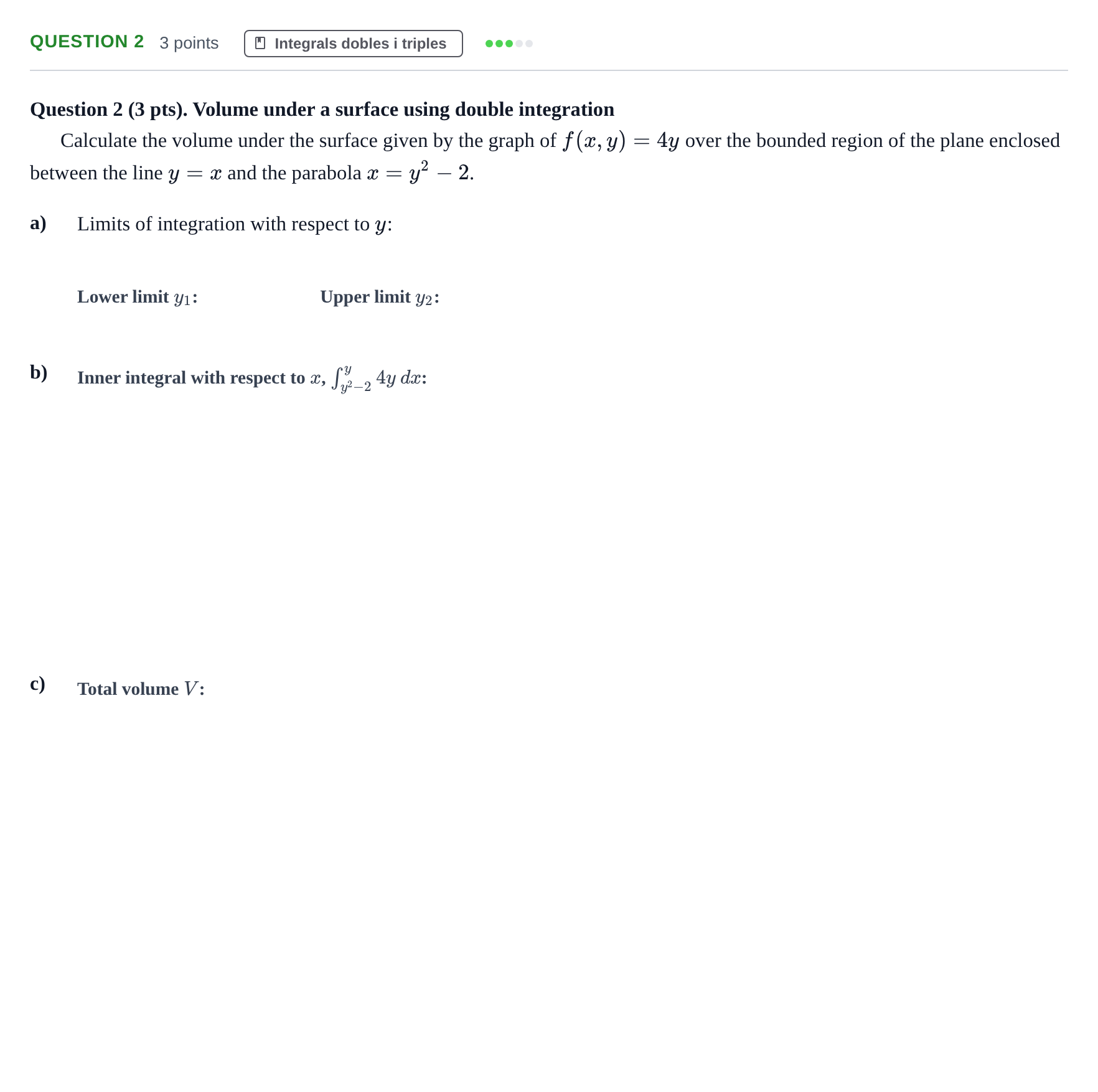 Enunciado: Question 2 · Matemàtiques URV Exemples 2025