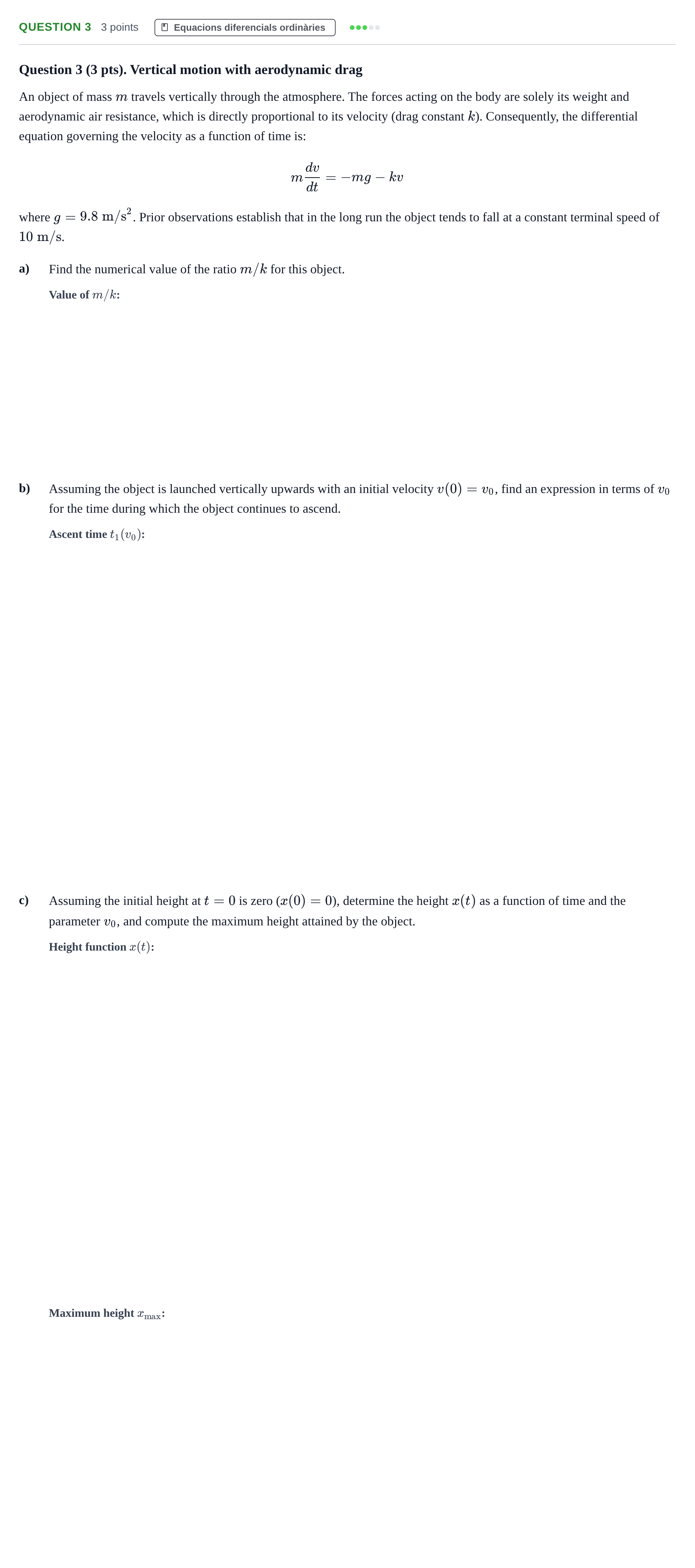 Enunciado: Question 3 · Matemàtiques URV Exemples 2025