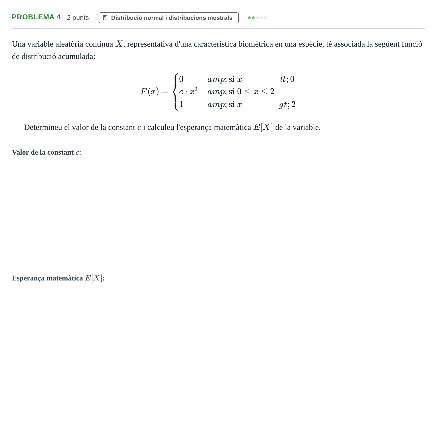 Enunciado: Problema 4 · Estadística UB 2017