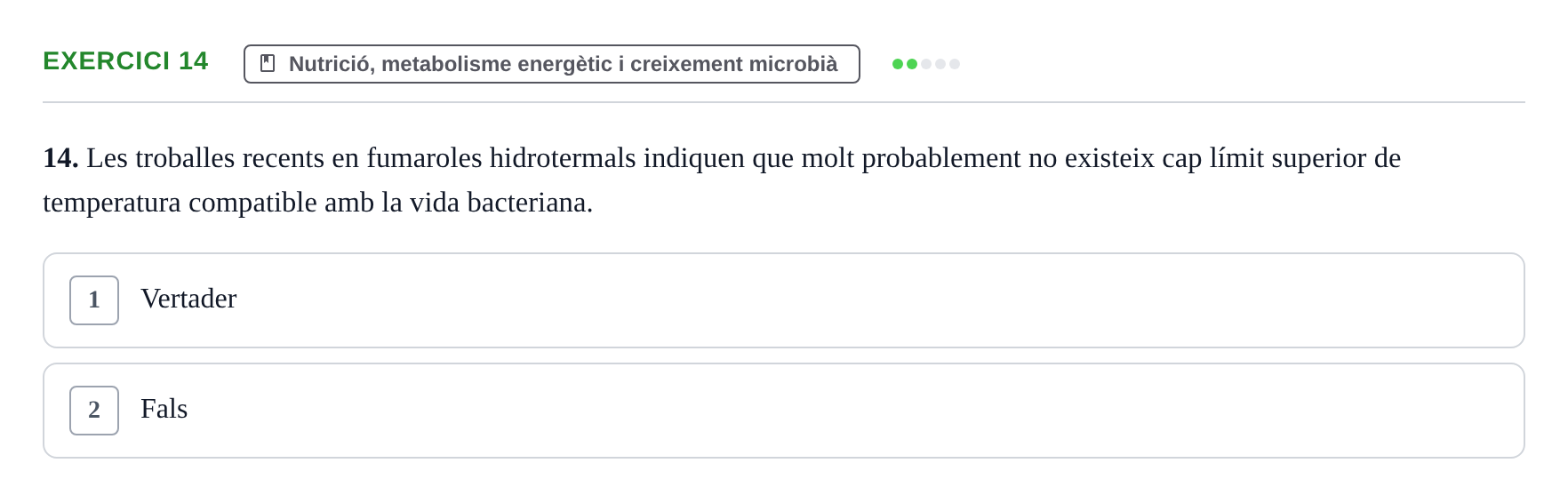 Enunciado: Problema 14 · Microbiología UB Juny 2019