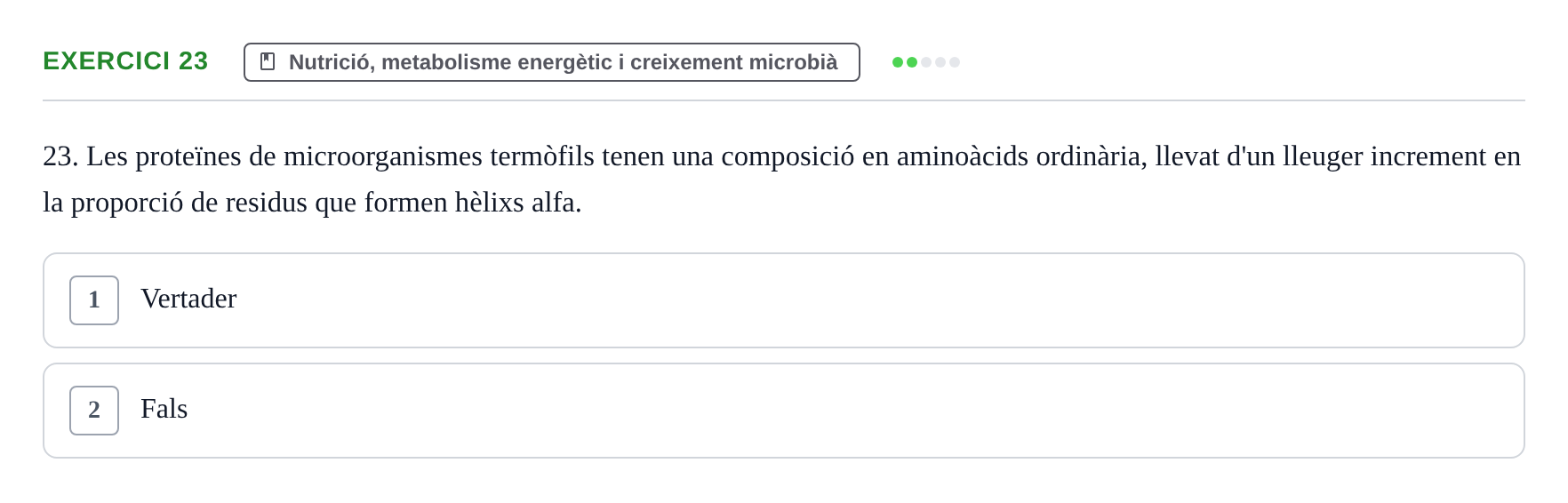 Enunciado: Problema 23 · Microbiología UB Juny 2019