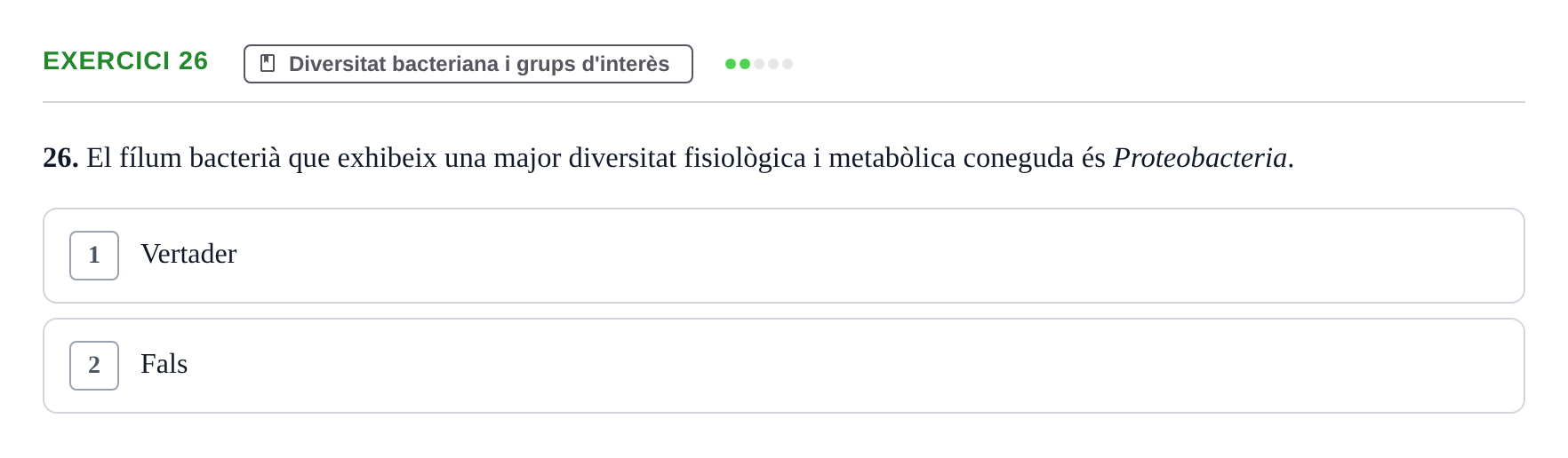 Enunciado: Problema 26 · Microbiología UB Juny 2019