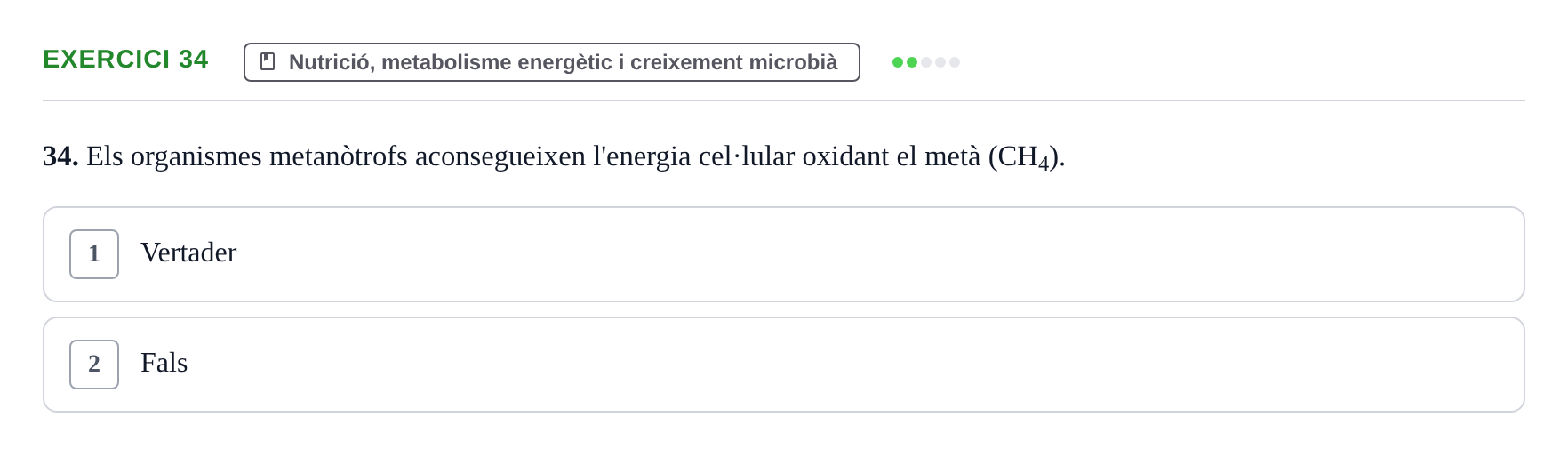 Enunciado: Problema 34 · Microbiología UB Juny 2019