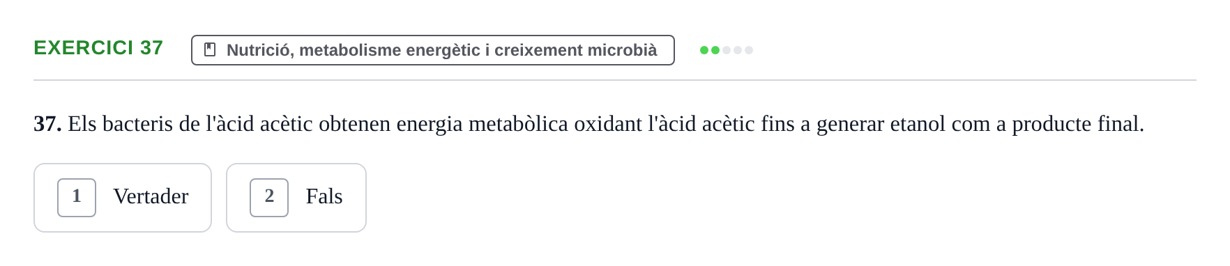 Enunciado: Problema 37 · Microbiología UB Juny 2019