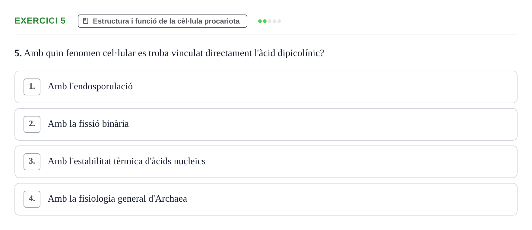 Enunciado: Problema 5 · Microbiología UB Juny 2019