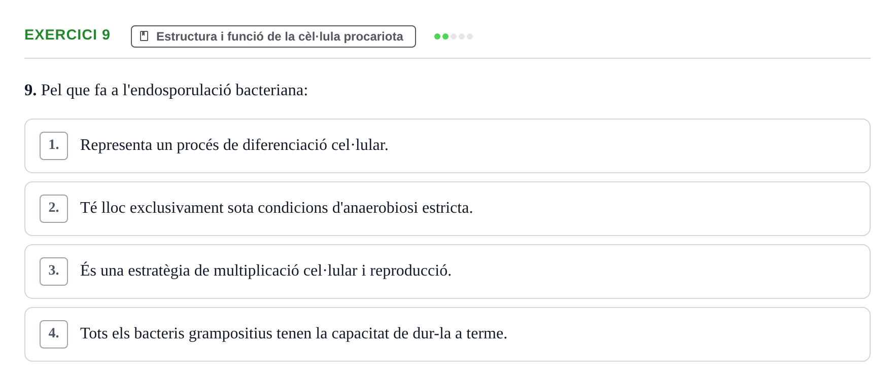 Enunciado: Problema 9 · Microbiología UB Juny 2019