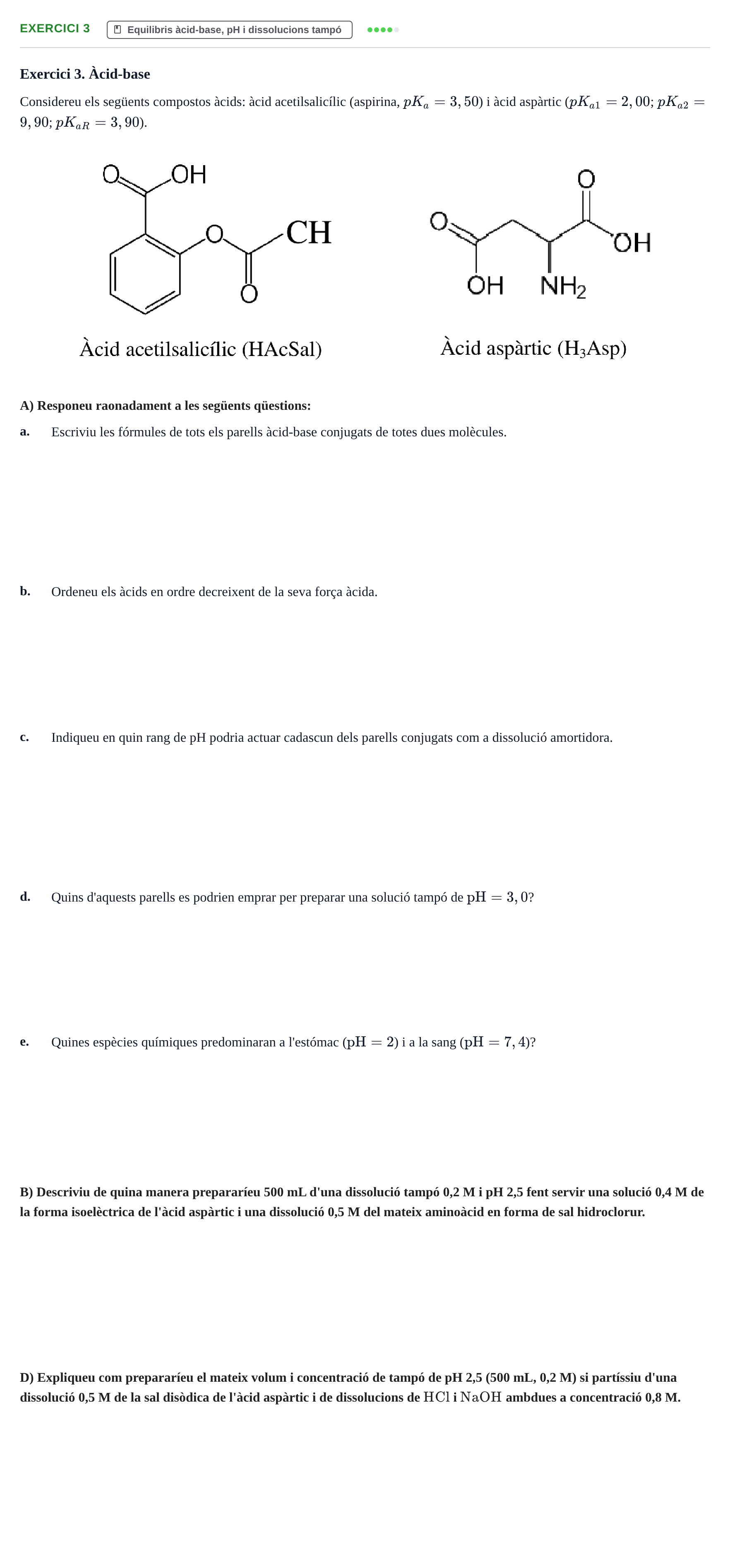 Enunciado: Exercici 3 · Química UB 2017