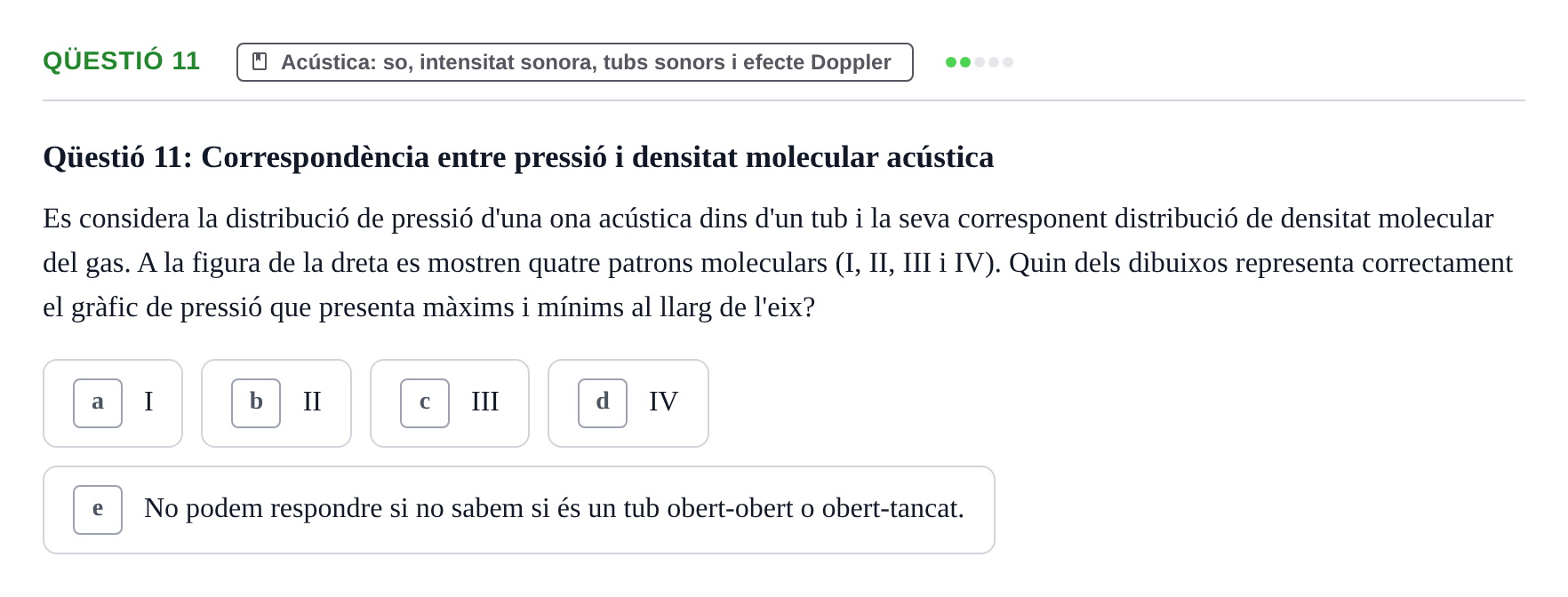 Enunciado: Ejercicio Qüestió 11 · Física UB 2021