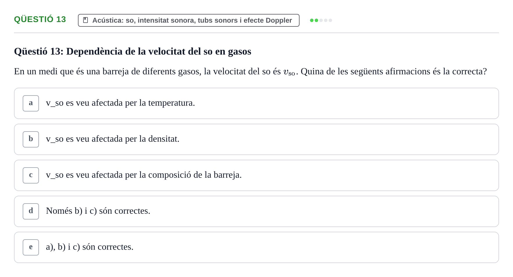 Enunciado: Ejercicio Qüestió 13 · Física UB 2021
