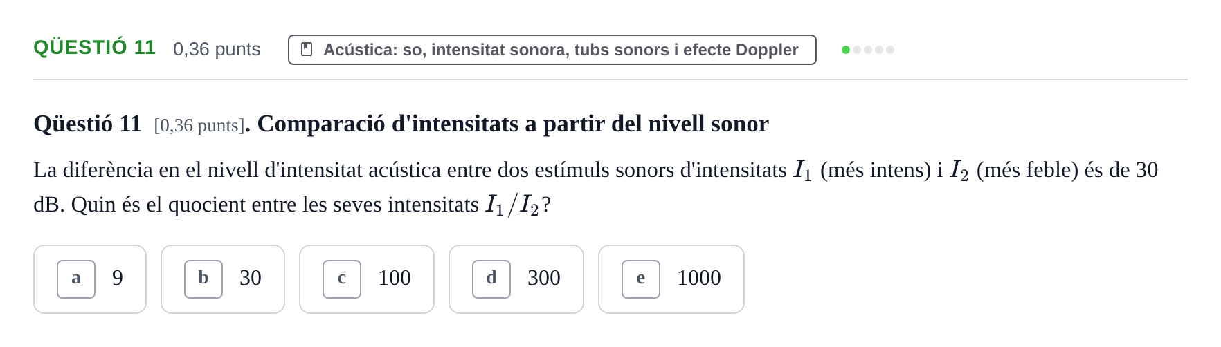 Enunciado: Ejercicio Qüestió 11 · Física UB 2024