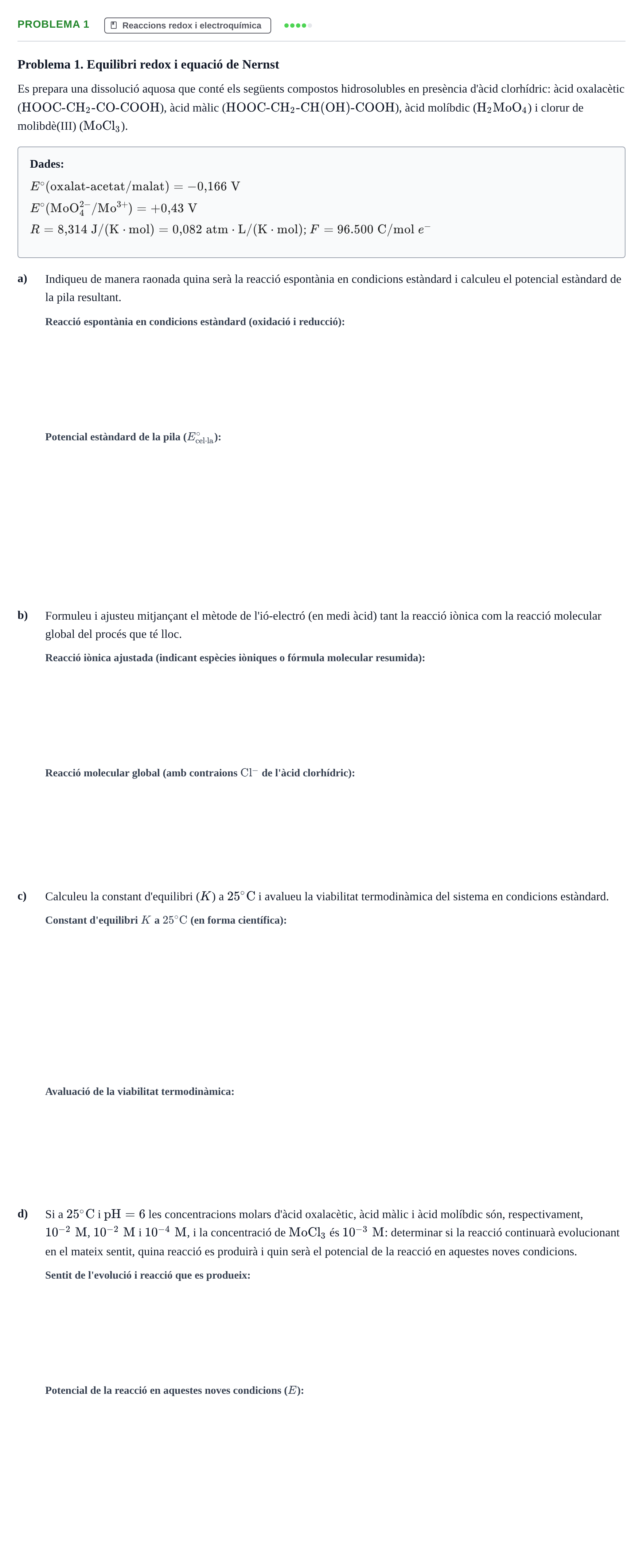 Enunciado: Problema 1 · Química UB 2020