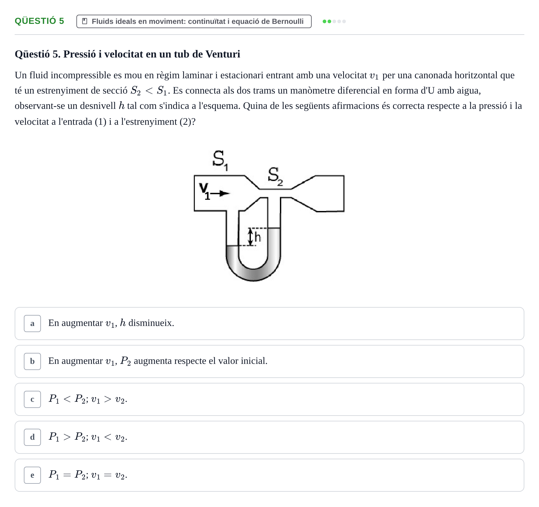 Enunciado: Ejercicio Qüestió 5 · Física UB 2014