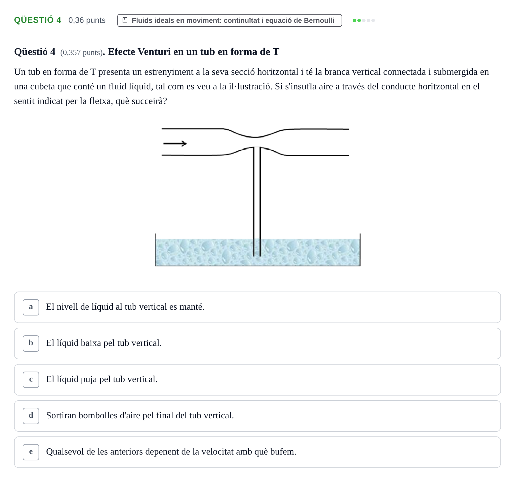 Enunciado: Ejercicio Qüestió 4 · Física UB 2015