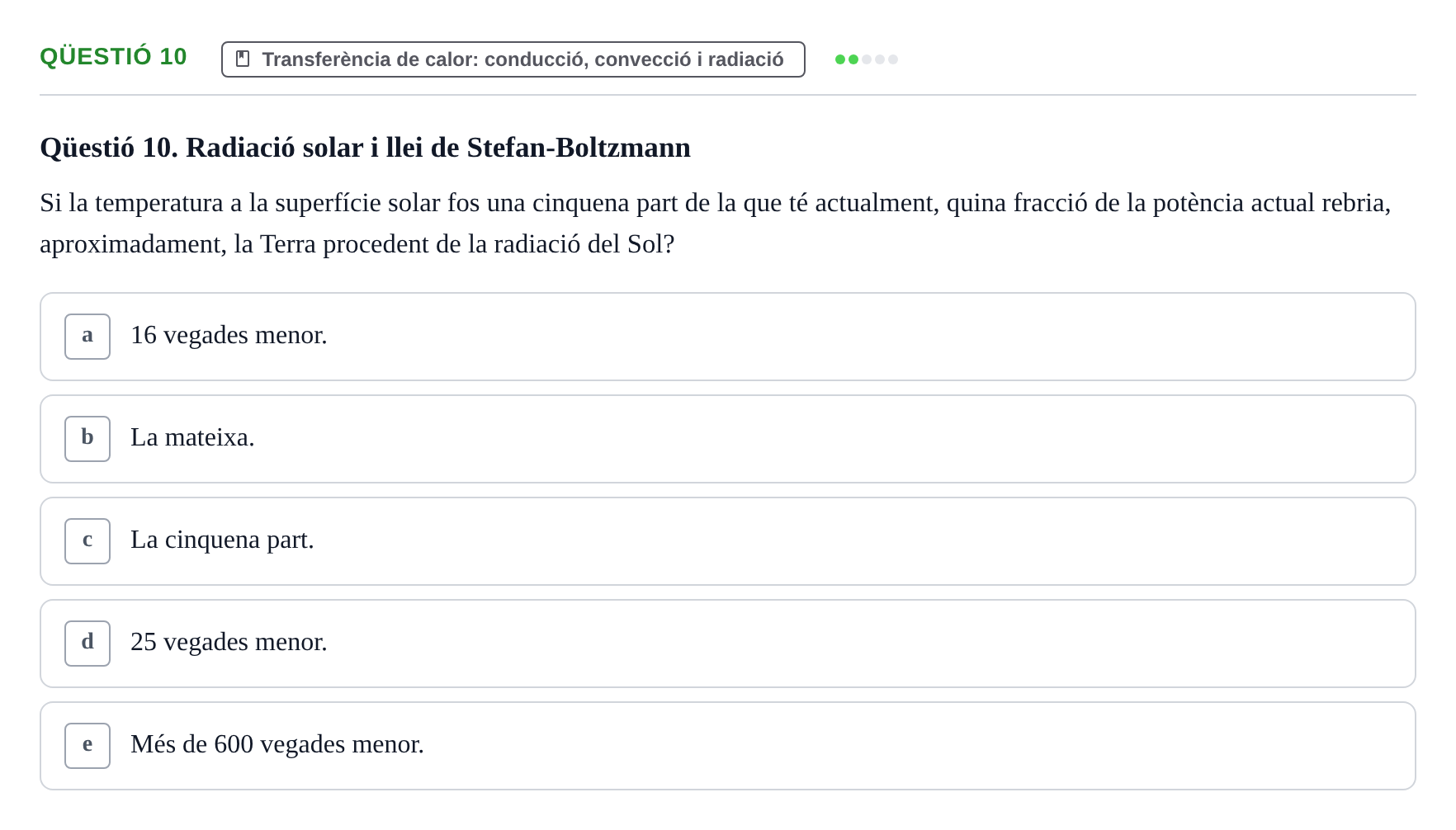 Enunciado: Ejercicio Qüestió 10 · Física UB 2012