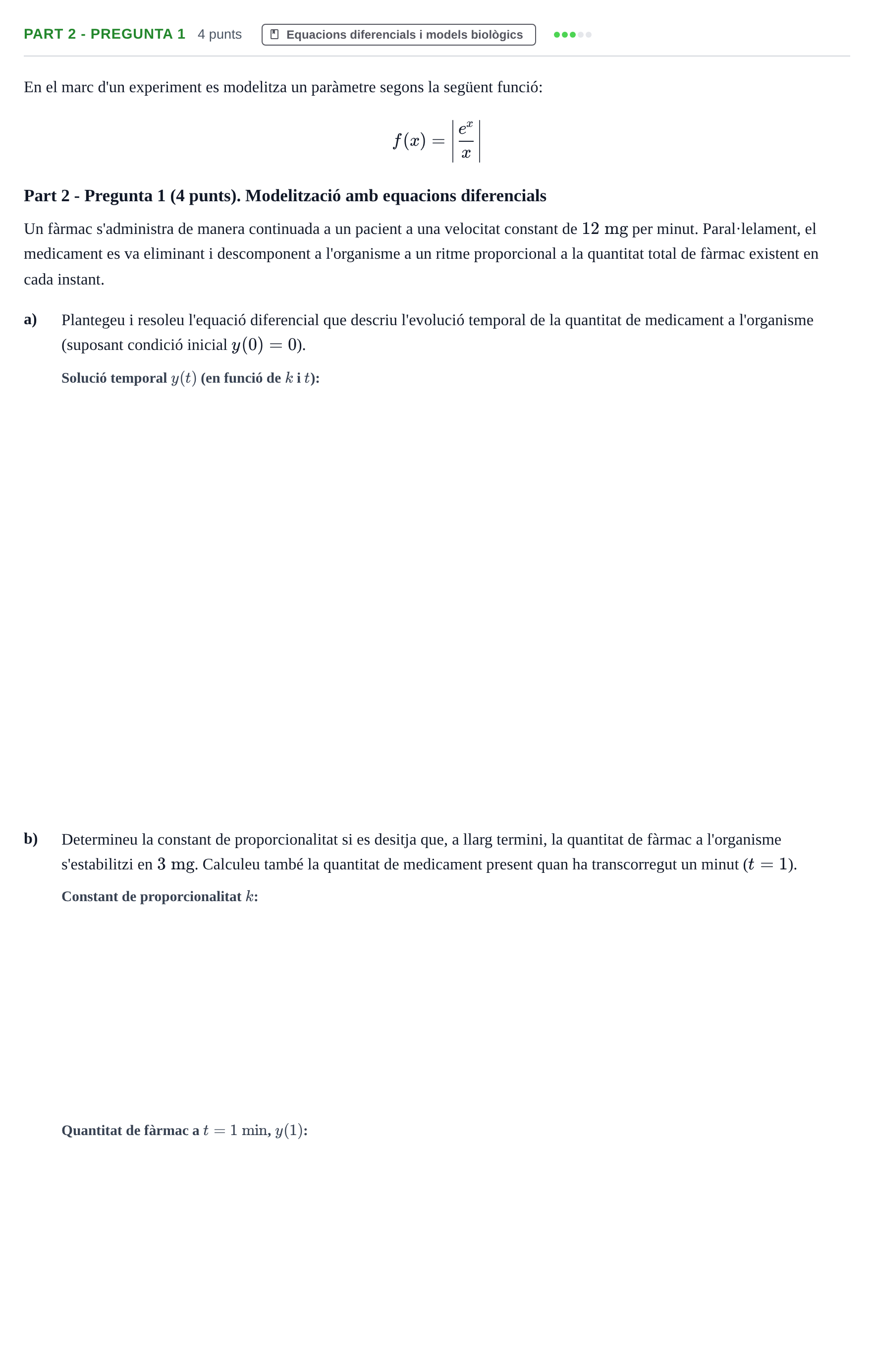 Enunciado: Part 2 - Pregunta 1 · Matemàtiques UB 2015