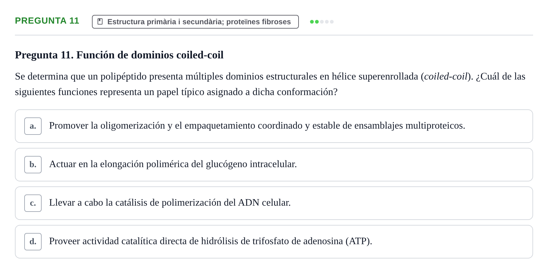 Enunciado: Pregunta 11