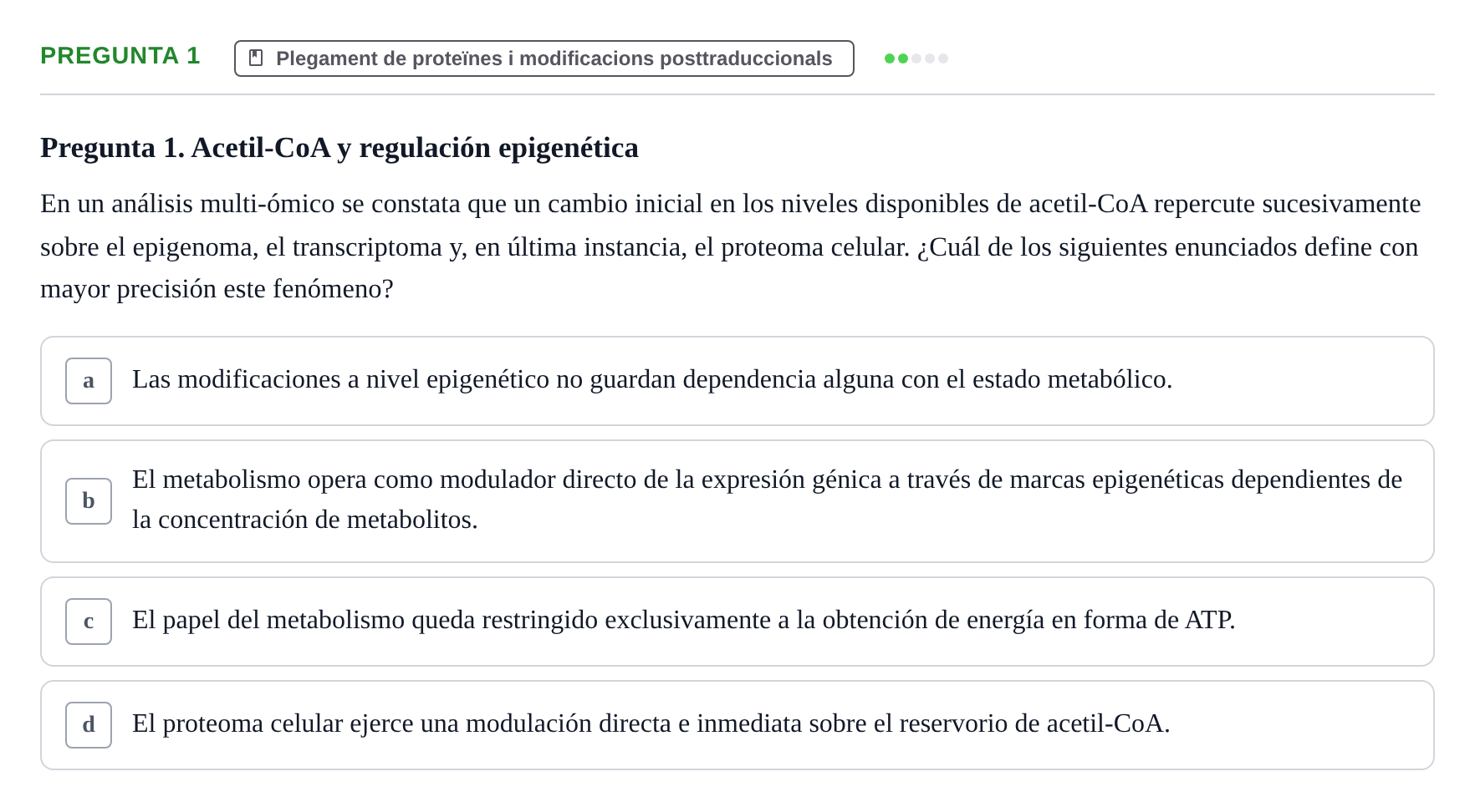 Enunciado: Pregunta 1