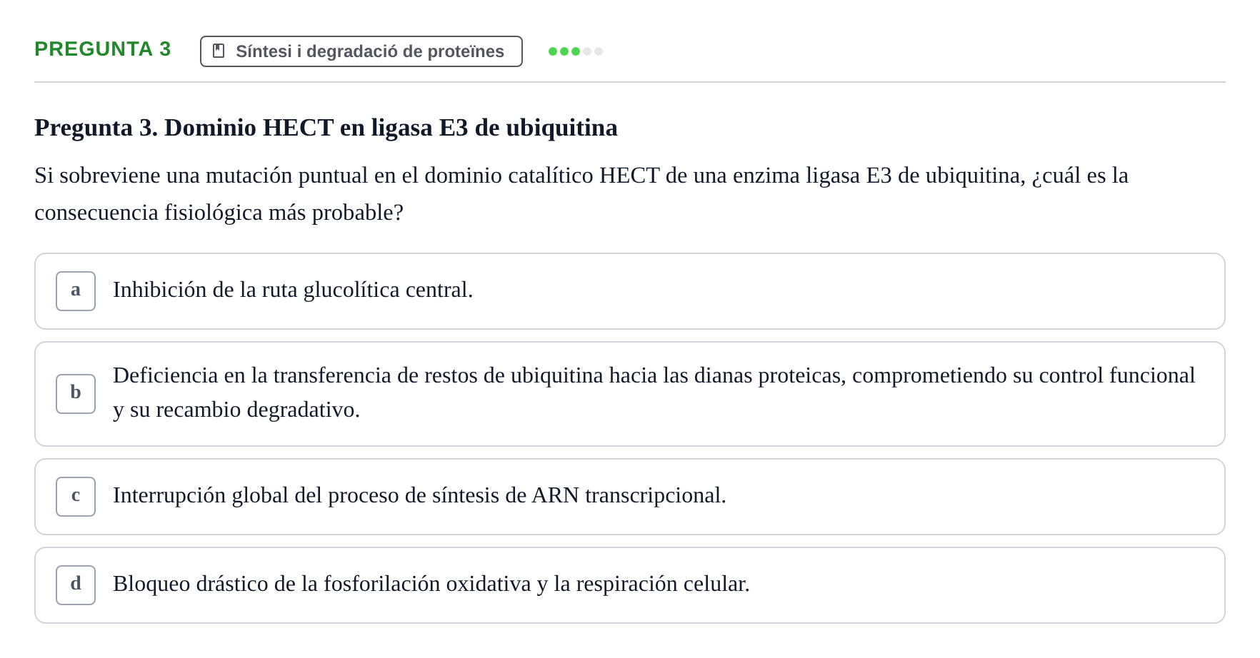 Enunciado: Pregunta 3