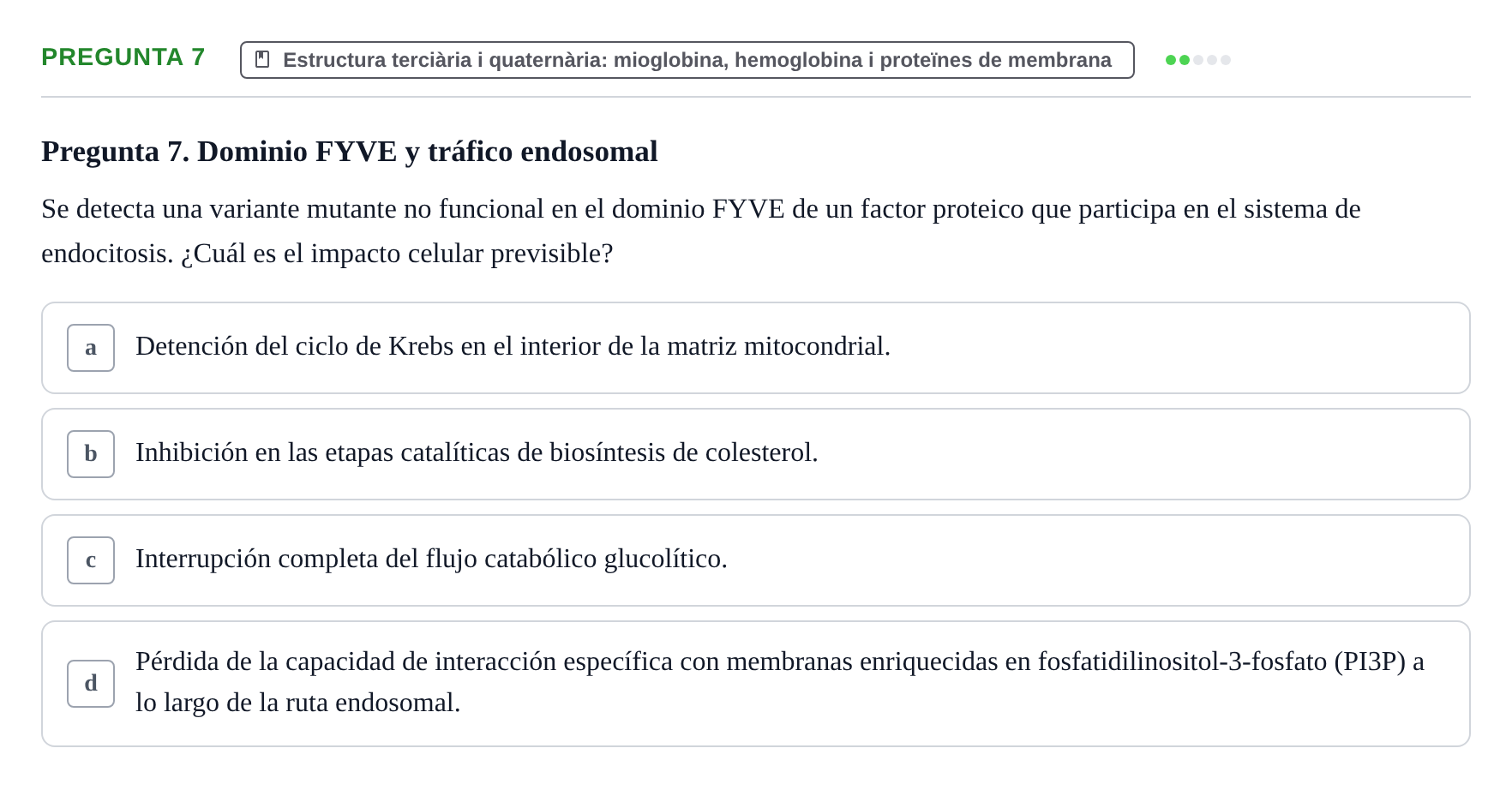 Enunciado: Pregunta 7