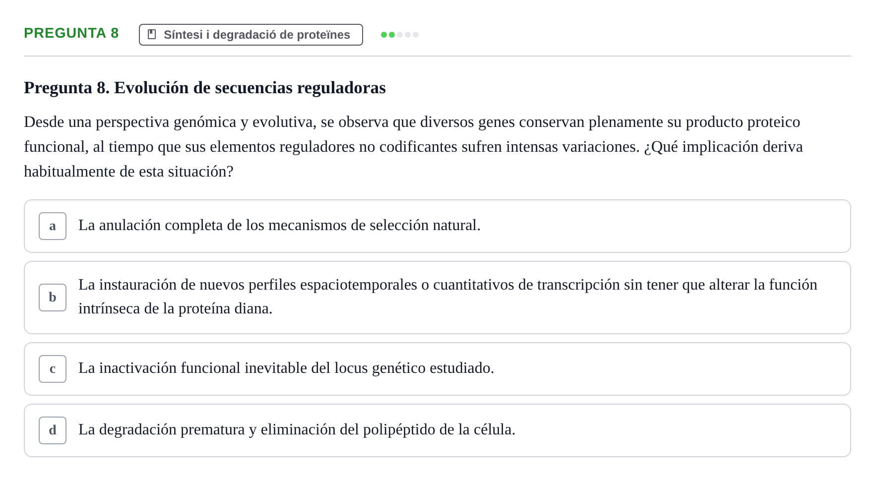 Enunciado: Pregunta 8