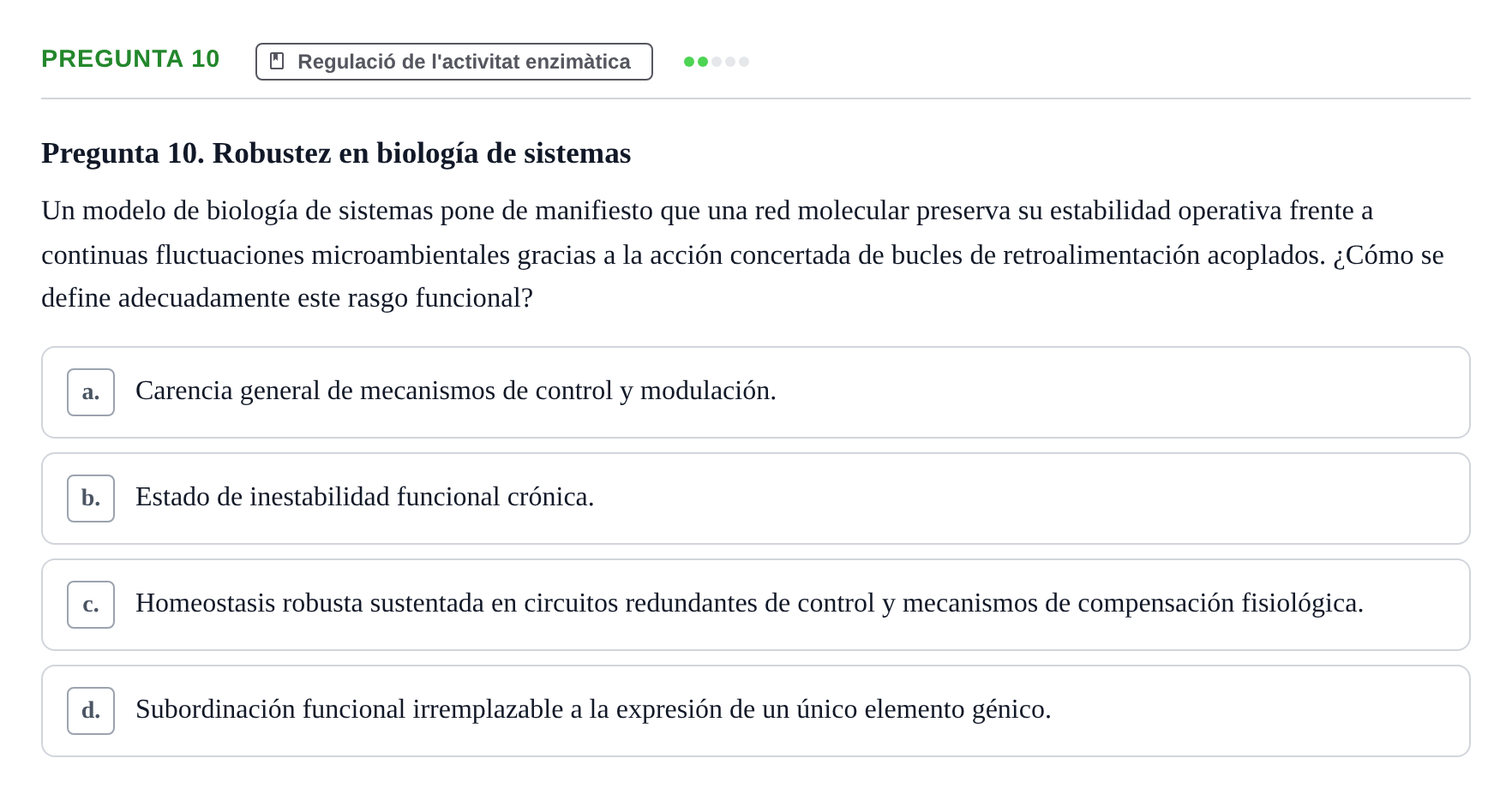 Enunciado: Pregunta 10
