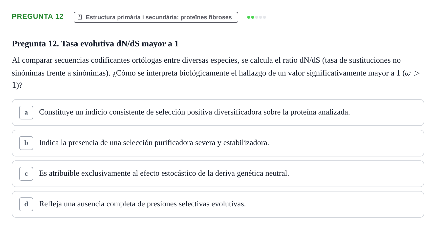 Enunciado: Pregunta 12
