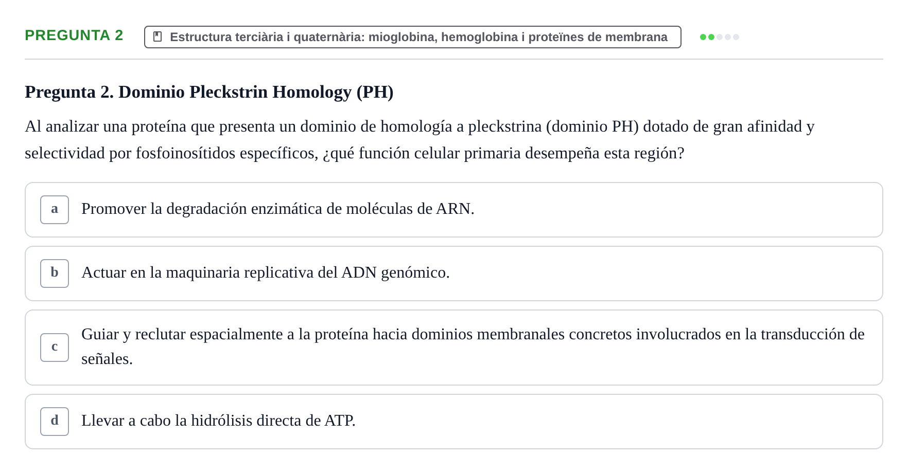 Enunciado: Pregunta 2