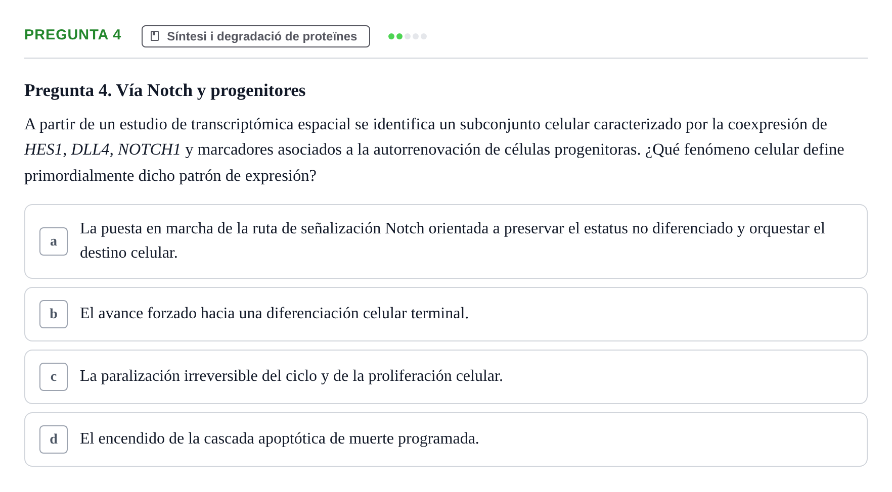 Enunciado: Pregunta 4
