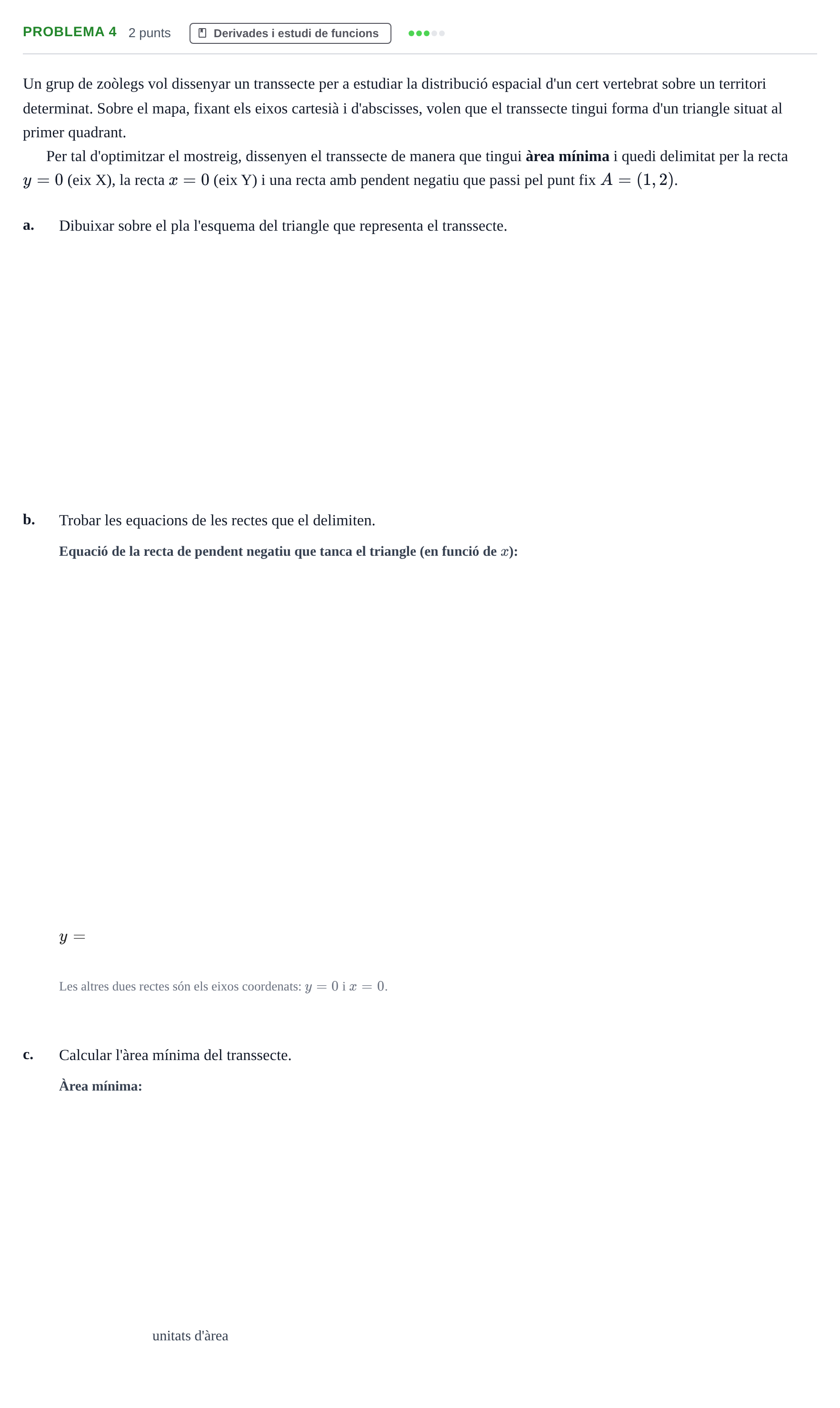 Enunciado: Problema 4 · Matemàtiques UB Examen de Matemàtiques per a la Biologia