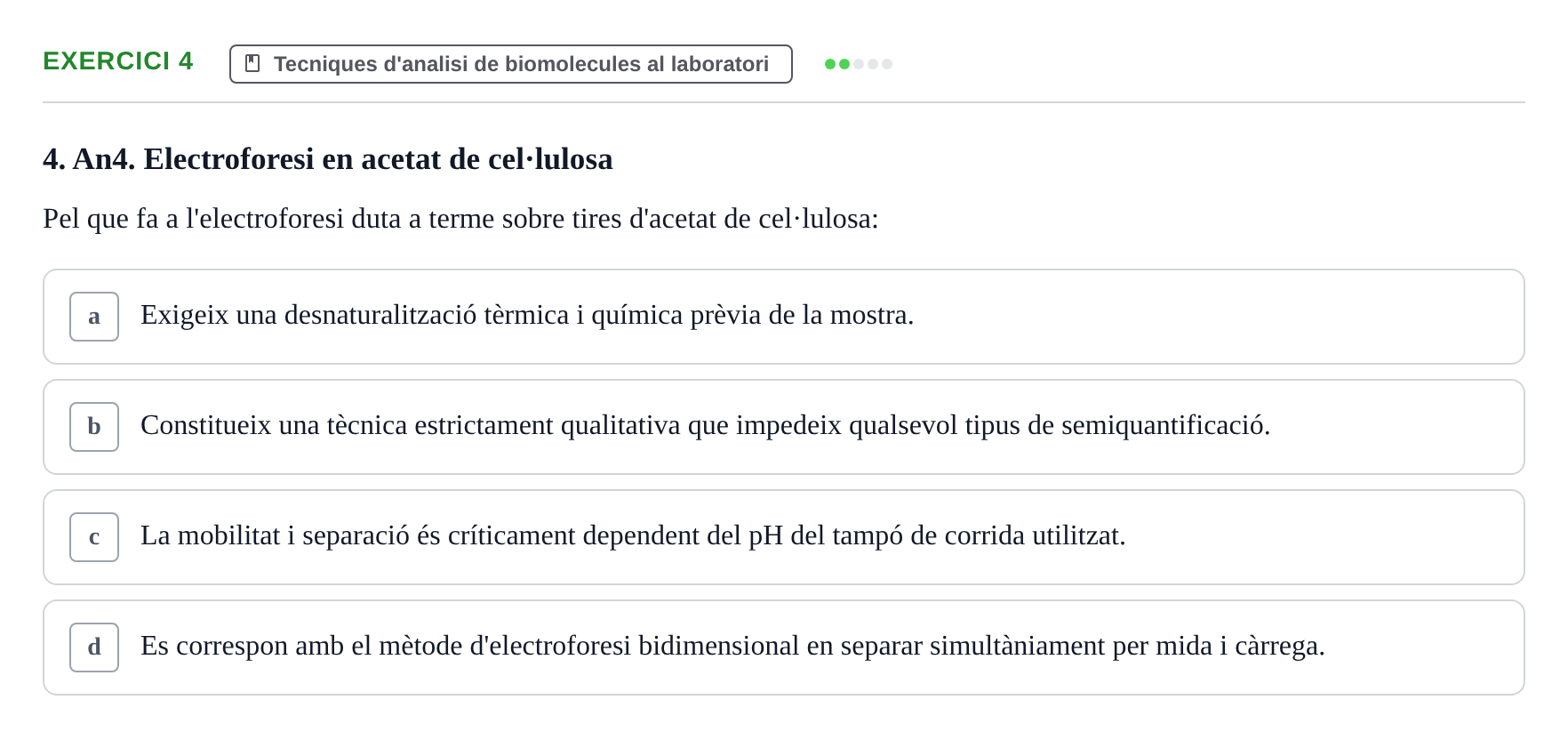 Enunciado: Problema 4 · Biología II UB Examen Parcial de Pràctiques: Anàlisi i Observació