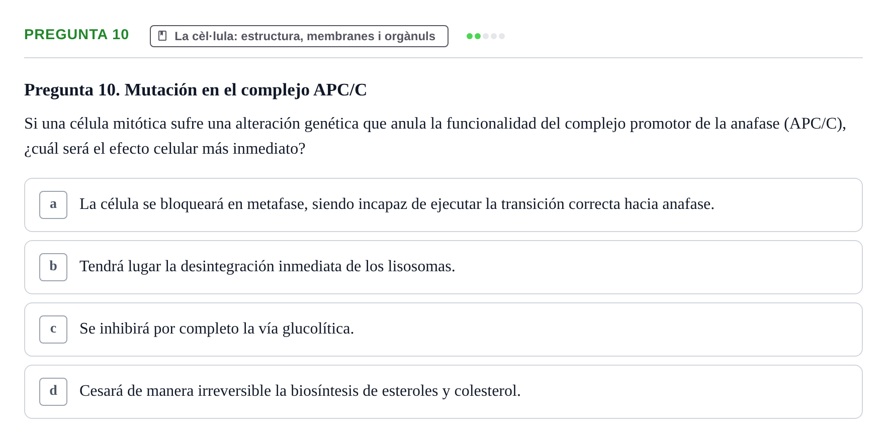 Enunciado: Pregunta 10
