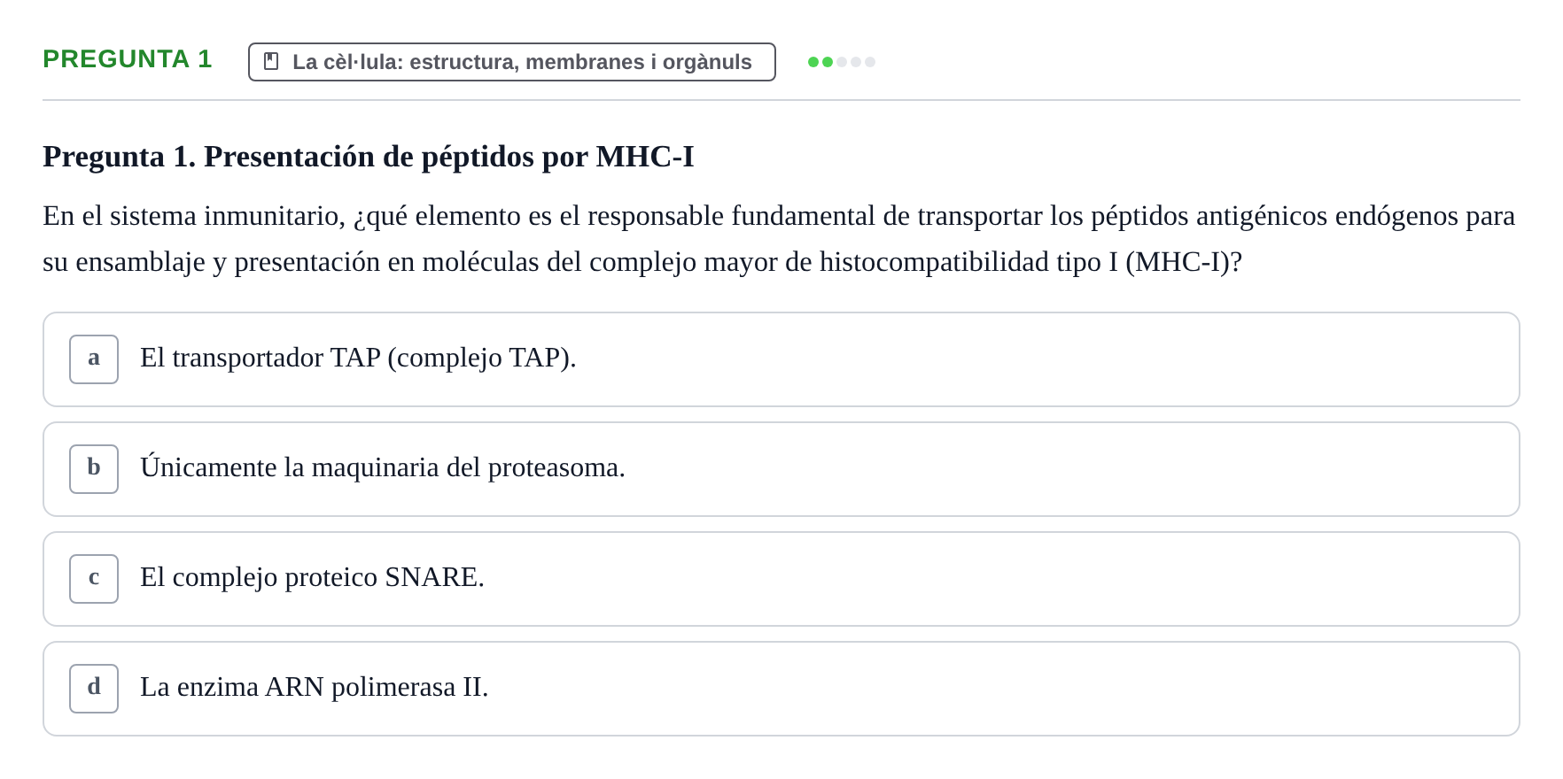 Enunciado: Pregunta 1
