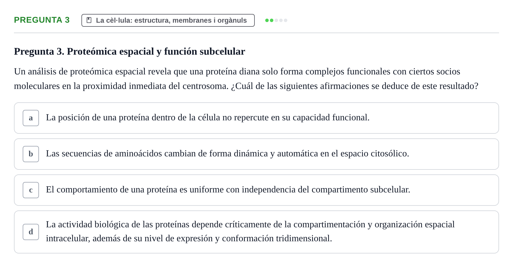 Enunciado: Pregunta 3