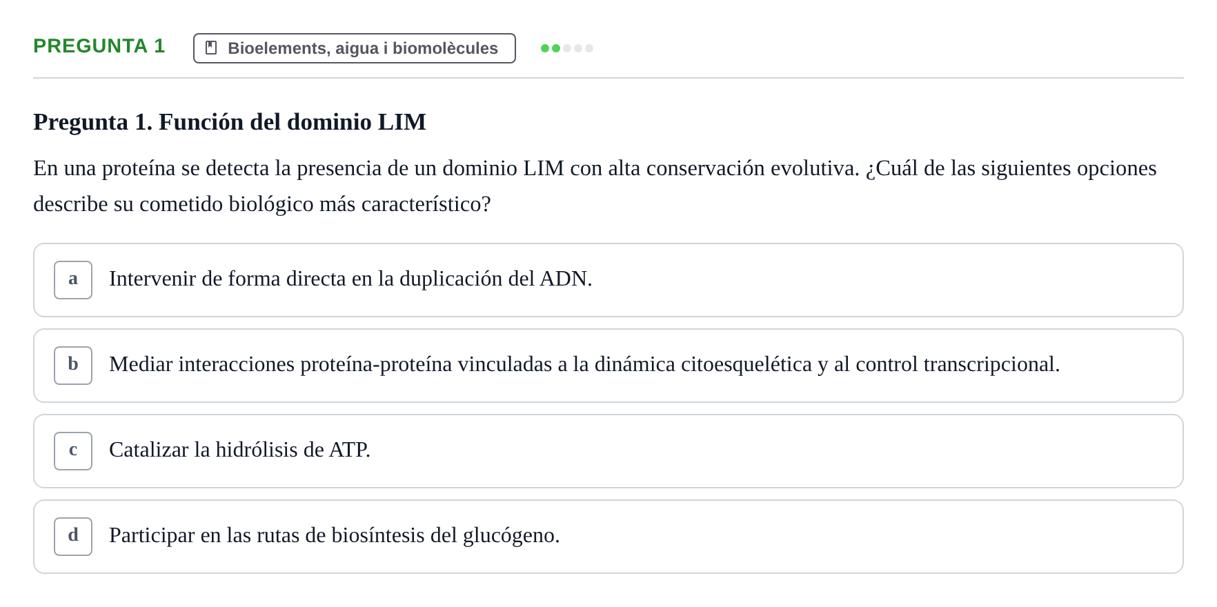 Enunciado: Pregunta 1