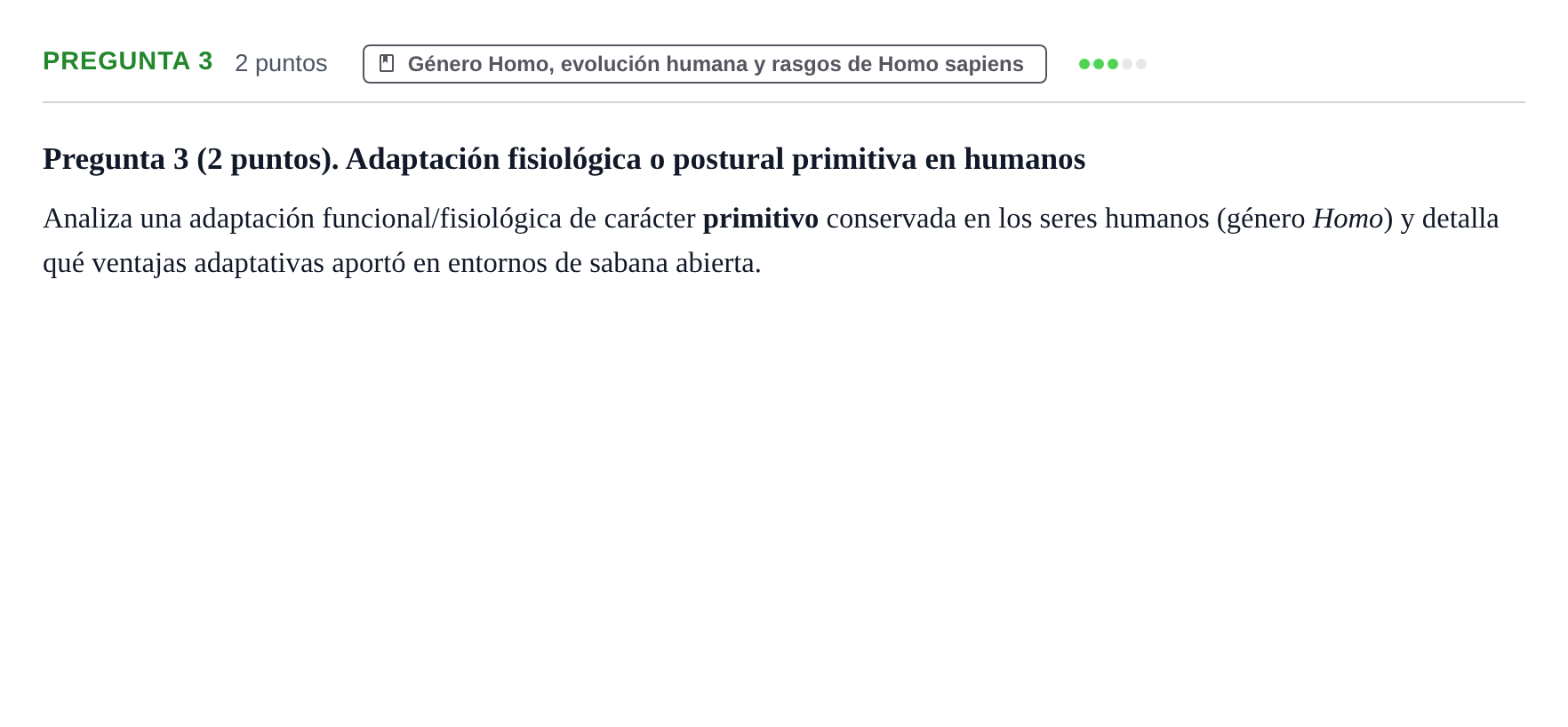Enunciado: Pregunta 3 · Antropología Biológica UB 2021