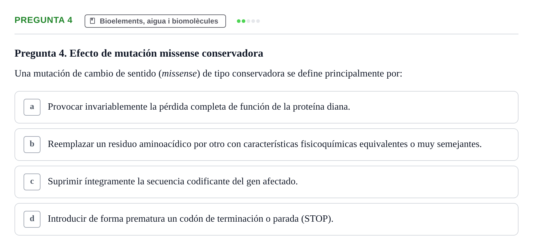 Enunciado: Pregunta 4
