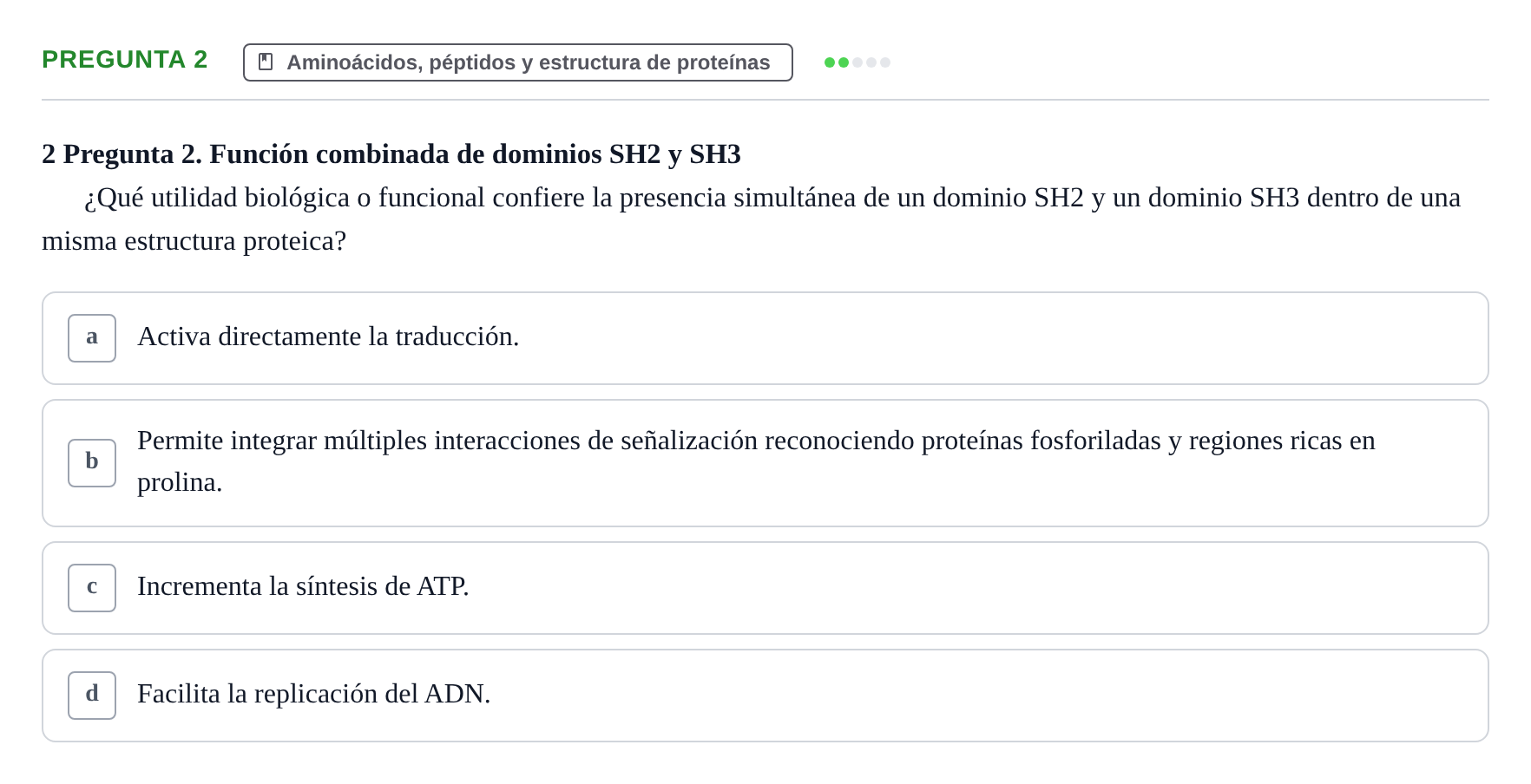 Enunciado: Pregunta 2