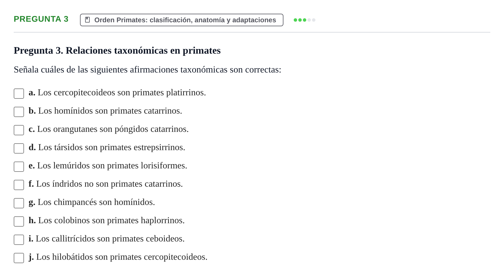 Enunciado: Pregunta 3 · Antropología Biológica UB 2015