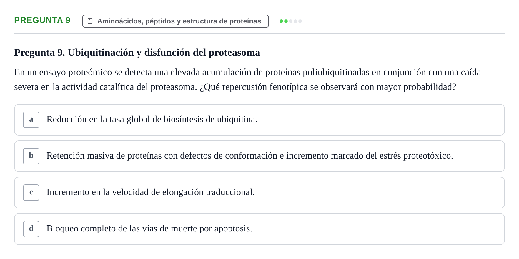 Enunciado: Pregunta 9