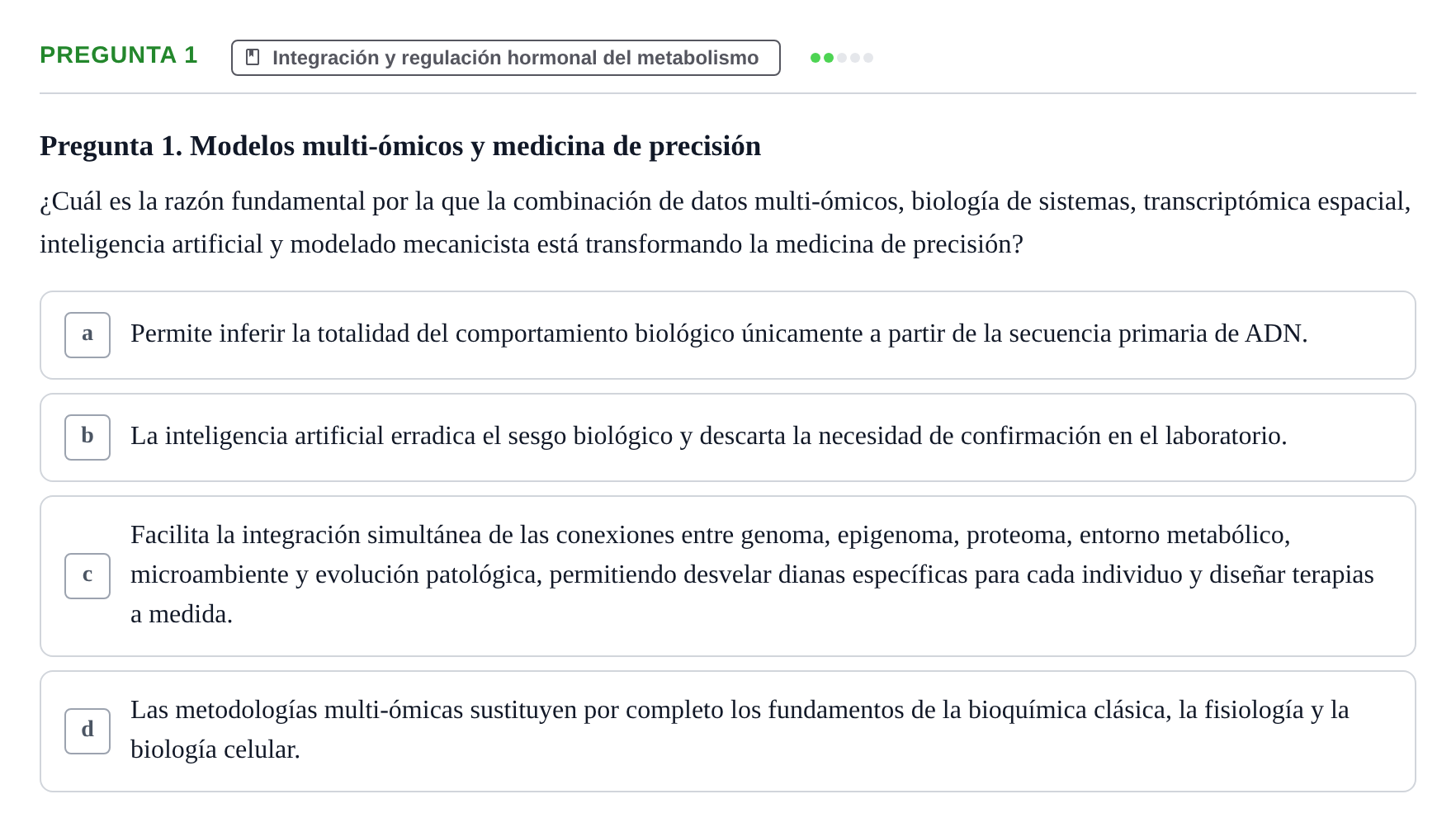 Enunciado: Pregunta 1