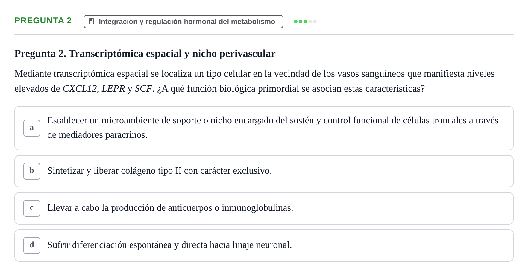 Enunciado: Pregunta 2