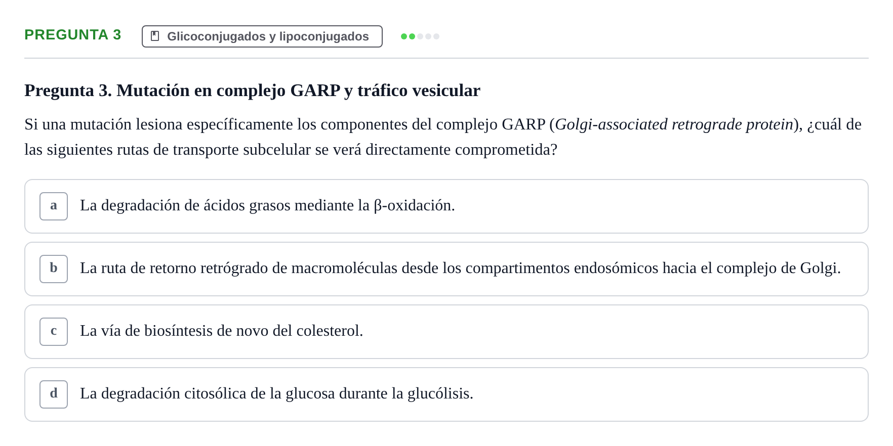 Enunciado: Pregunta 3