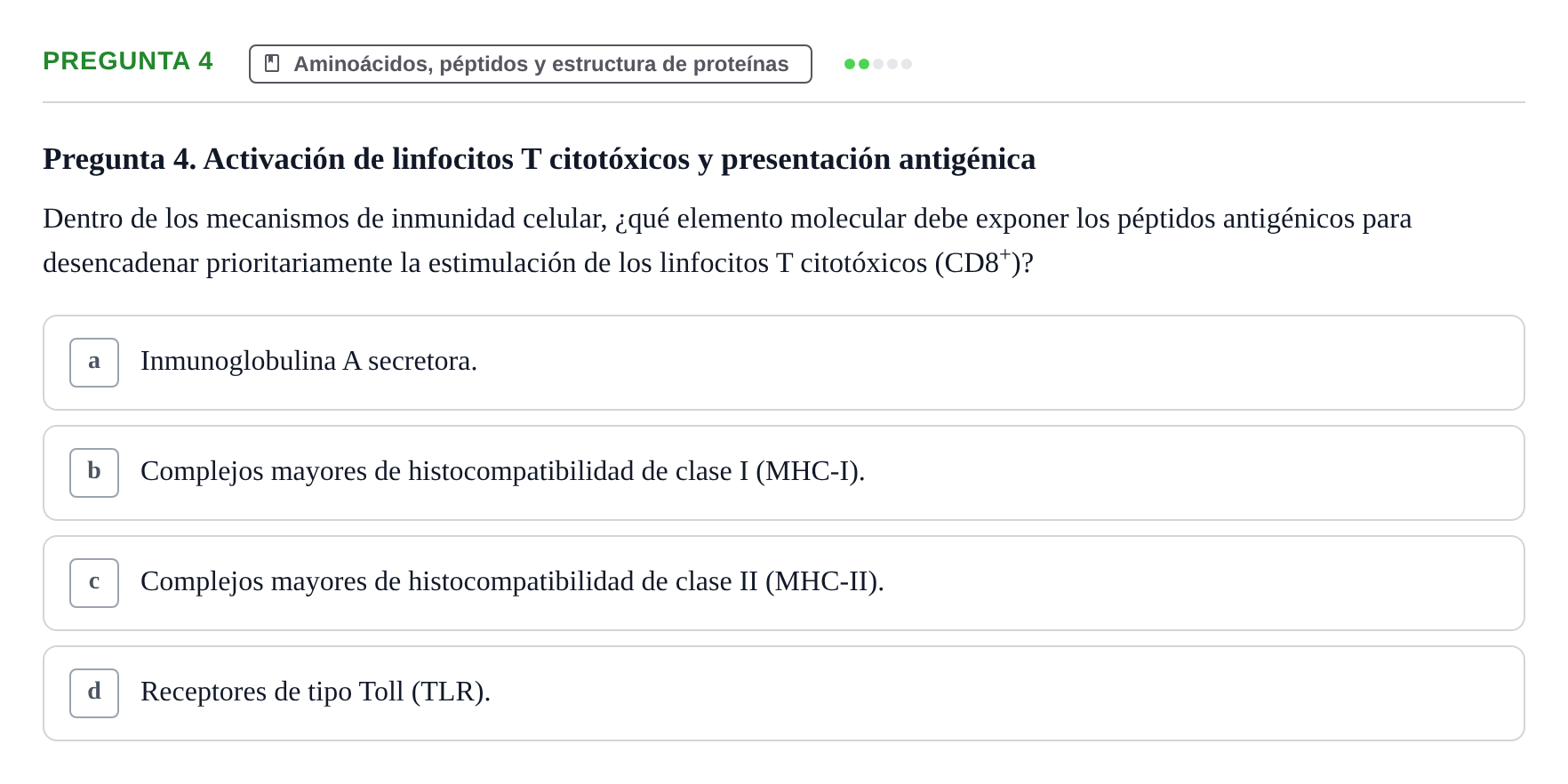 Enunciado: Pregunta 4