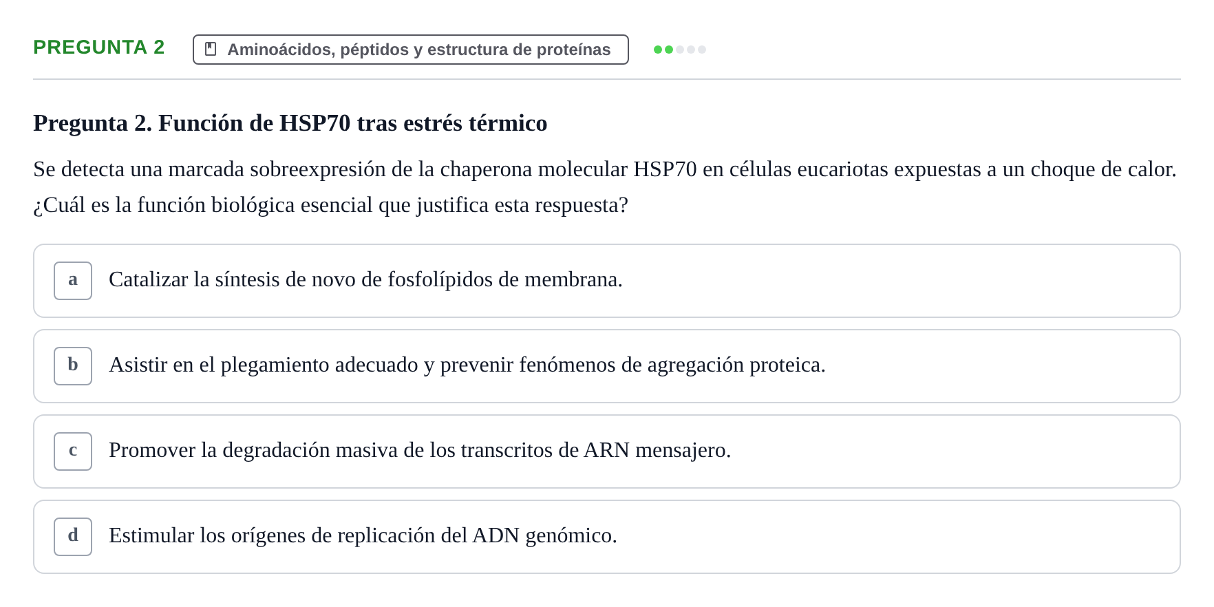 Enunciado: Pregunta 2